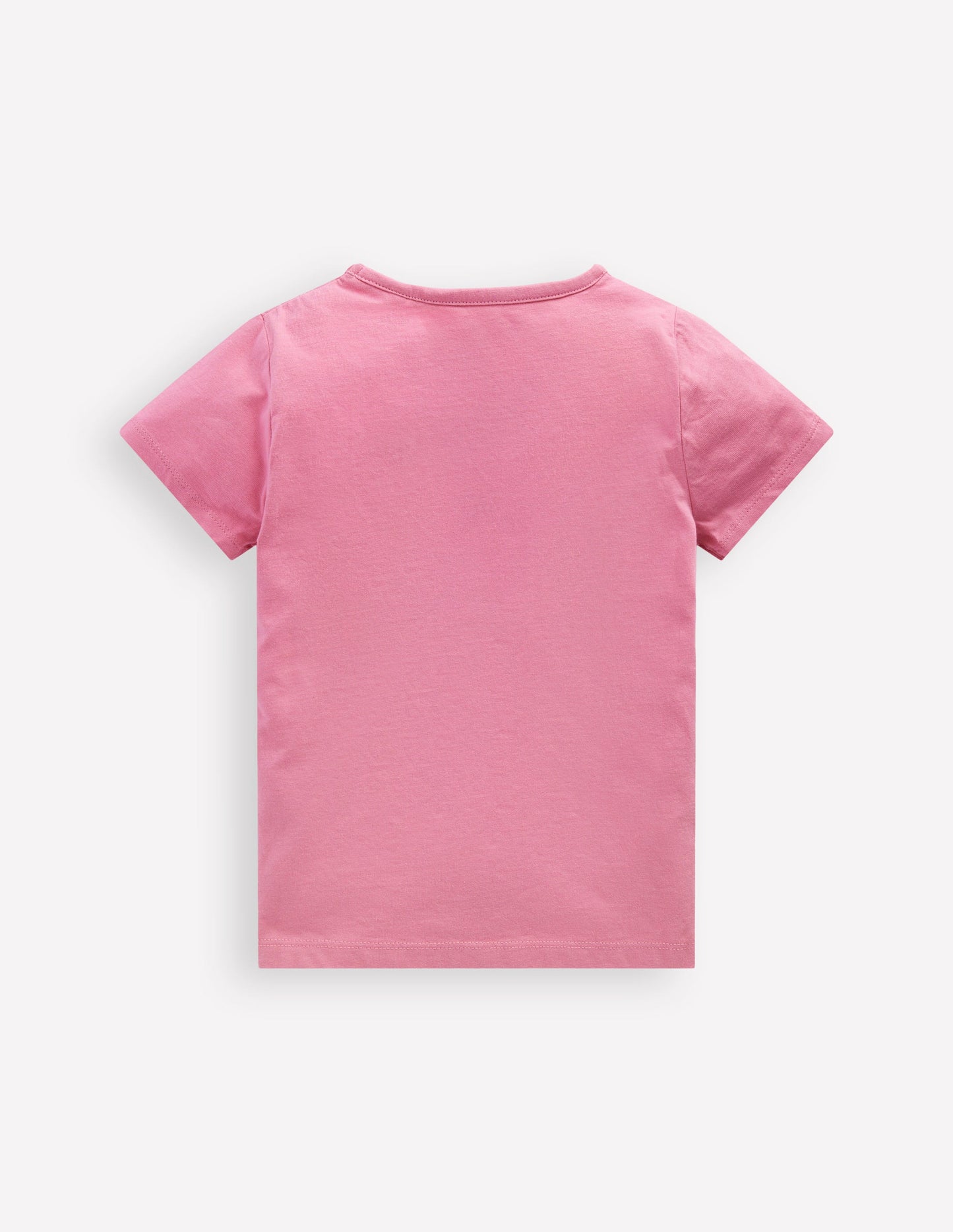 T-Shirt mit Applikation-Formica-Rosa Haustiere Schule