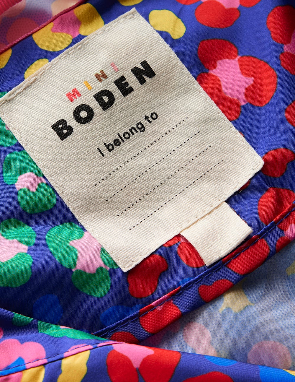 Wasserdichte, verstaubare Jacke-Leuchtendes Blau Bunt Leopard