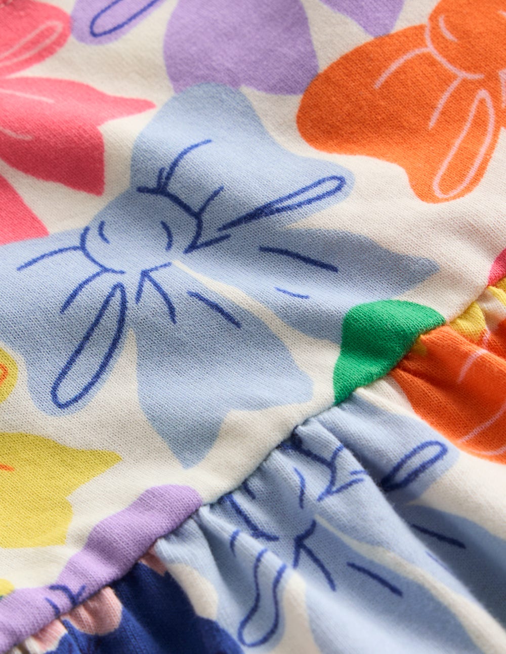 Ariel Jerseykleid zum Herumwirbeln-Bunt Regenbogen Schleifen