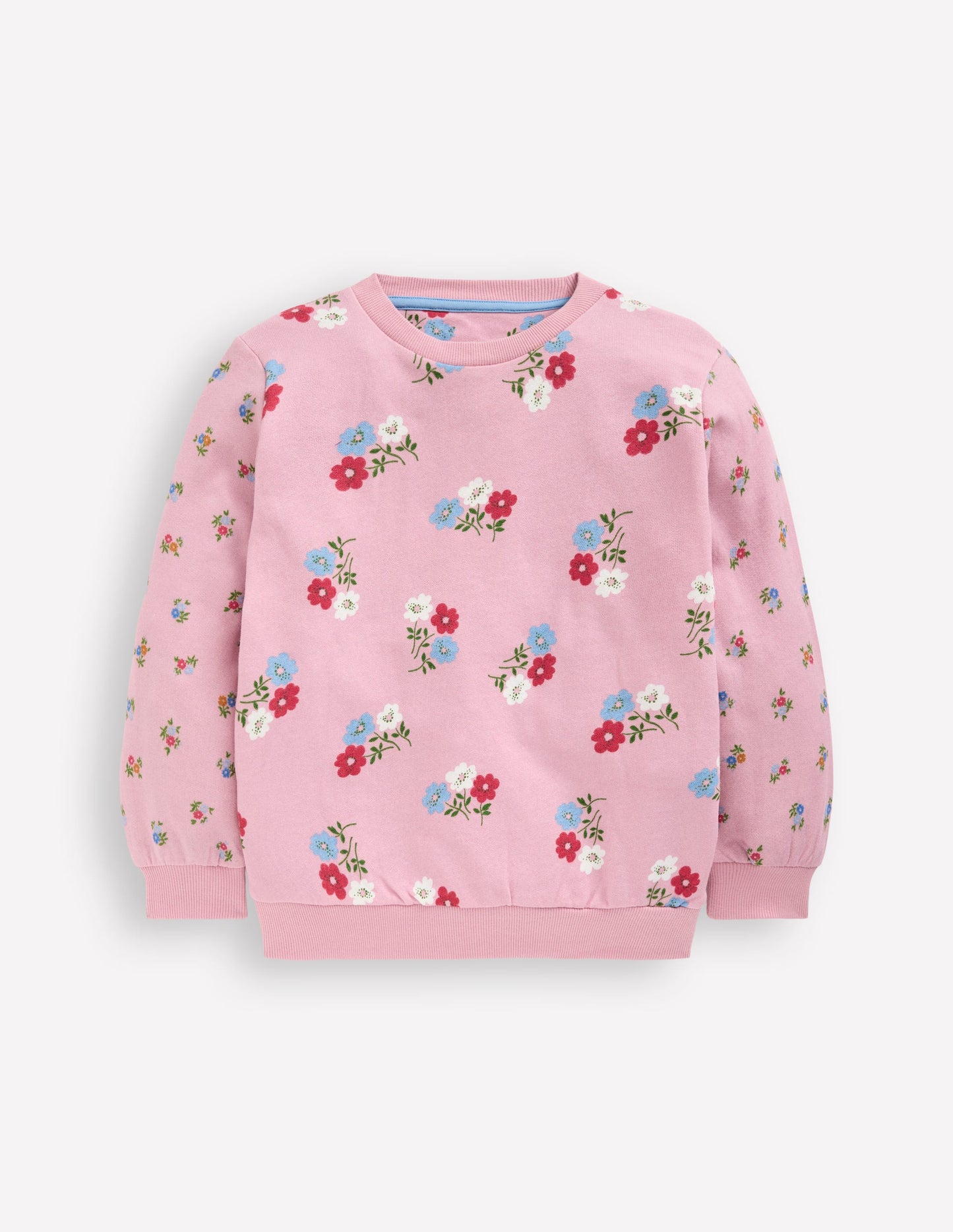 Sweat imprimé-Motif floral pêle-mêle