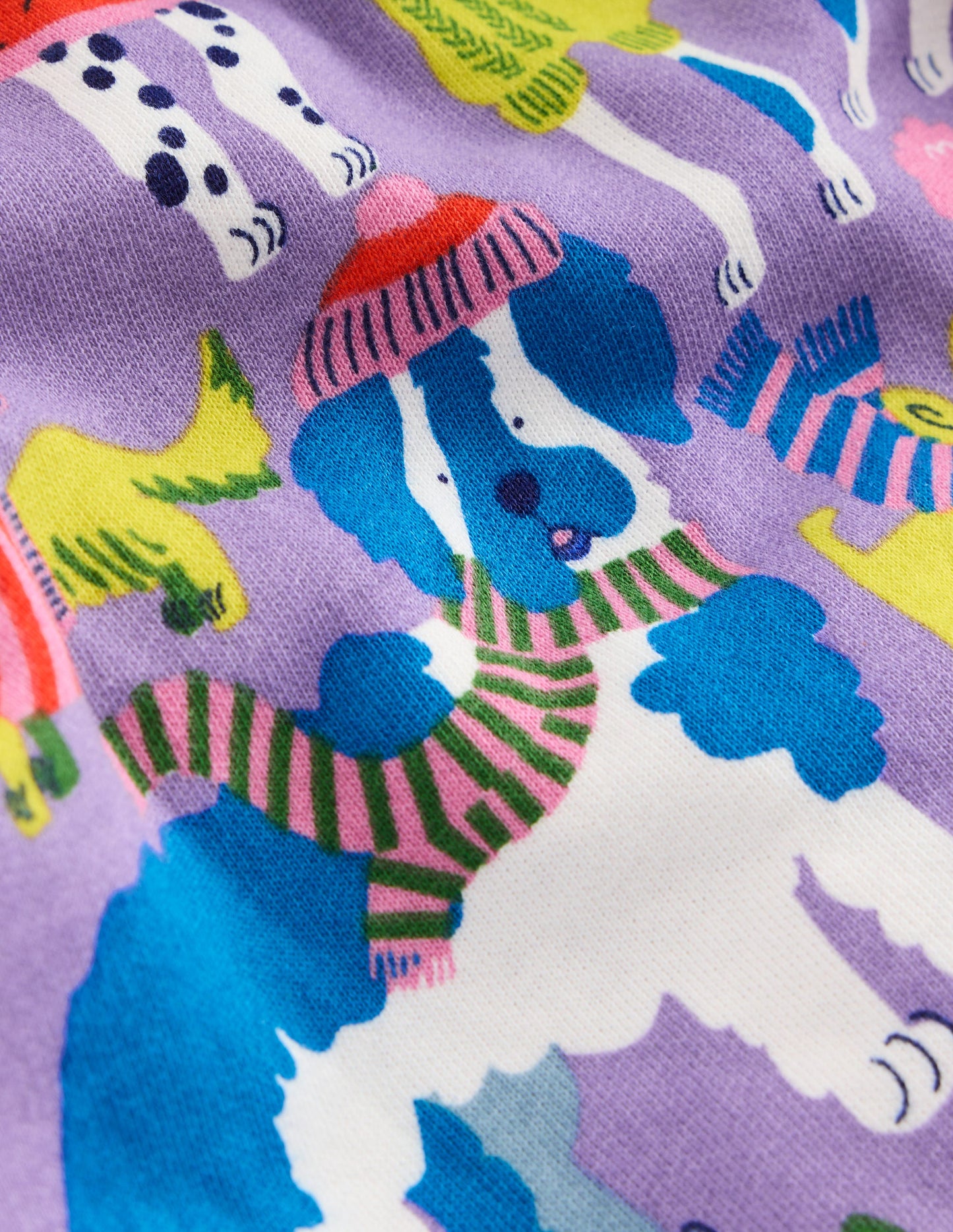 Bedrucktes Sweatshirt-Hunde im Kuscheloutfit