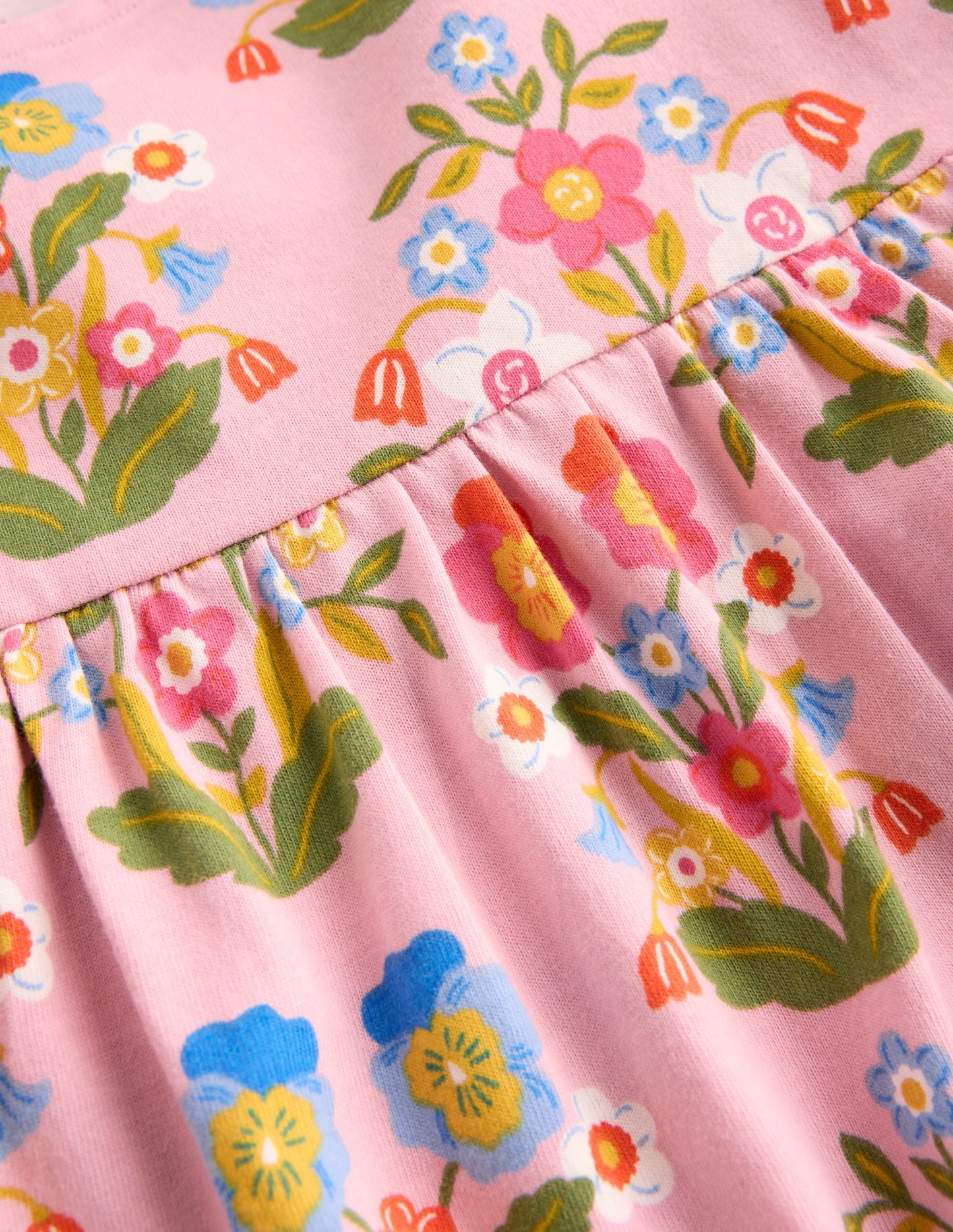 Ariel Long Sleeve Twirly Dress-Vintage Pink Pansy