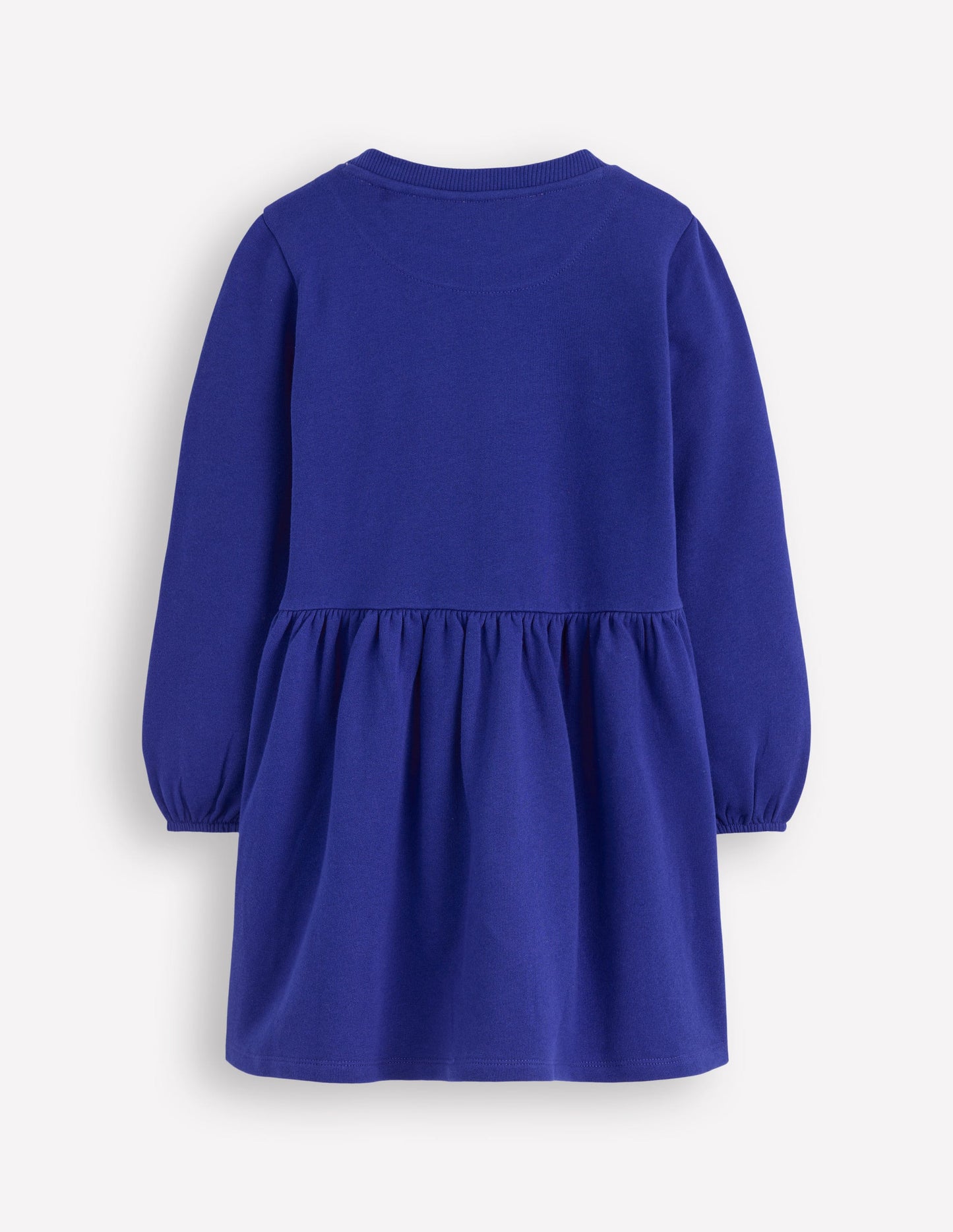 Sweatshirtkleid mit Applikation-Saphirblau Blumen