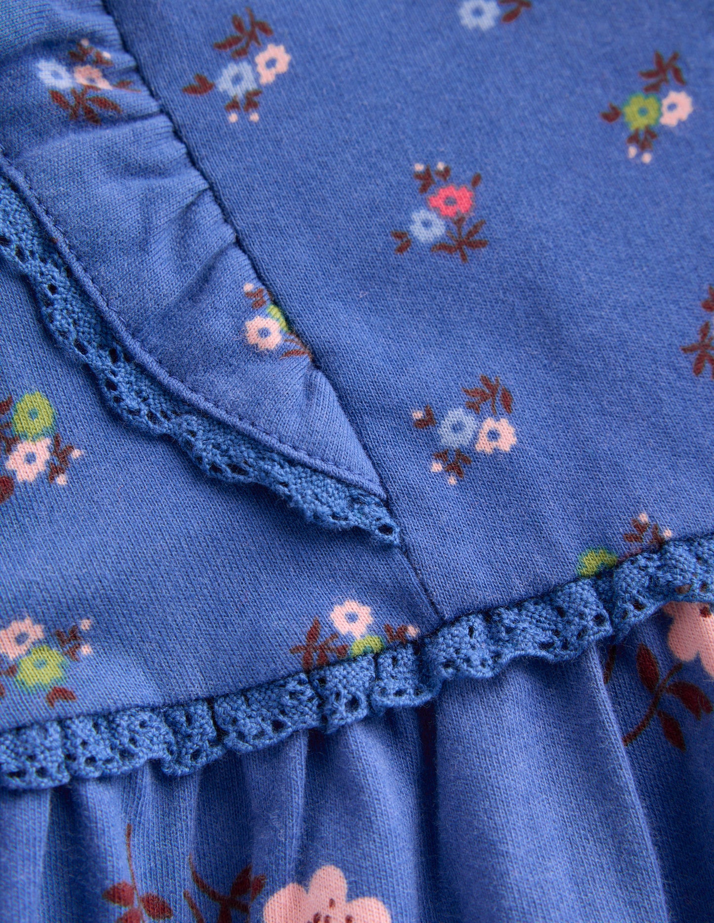 Kuddelmuddel Jersey-Kleid-Kleines Blumenmuster Kuddelmuddel