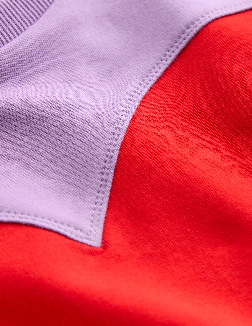 Sweatshirt-Kleid mit Logo-Asternlila