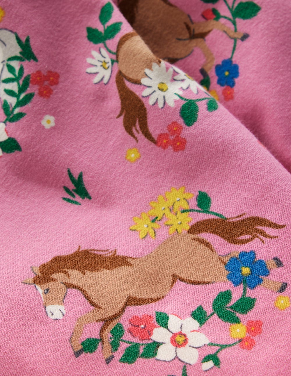 Lustige Leggings-Kirschblütenrosa Ponywiese