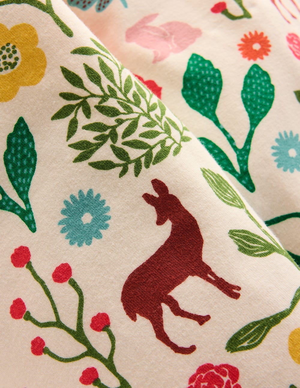 Legging fun-Motif Woodland Walk ivoire