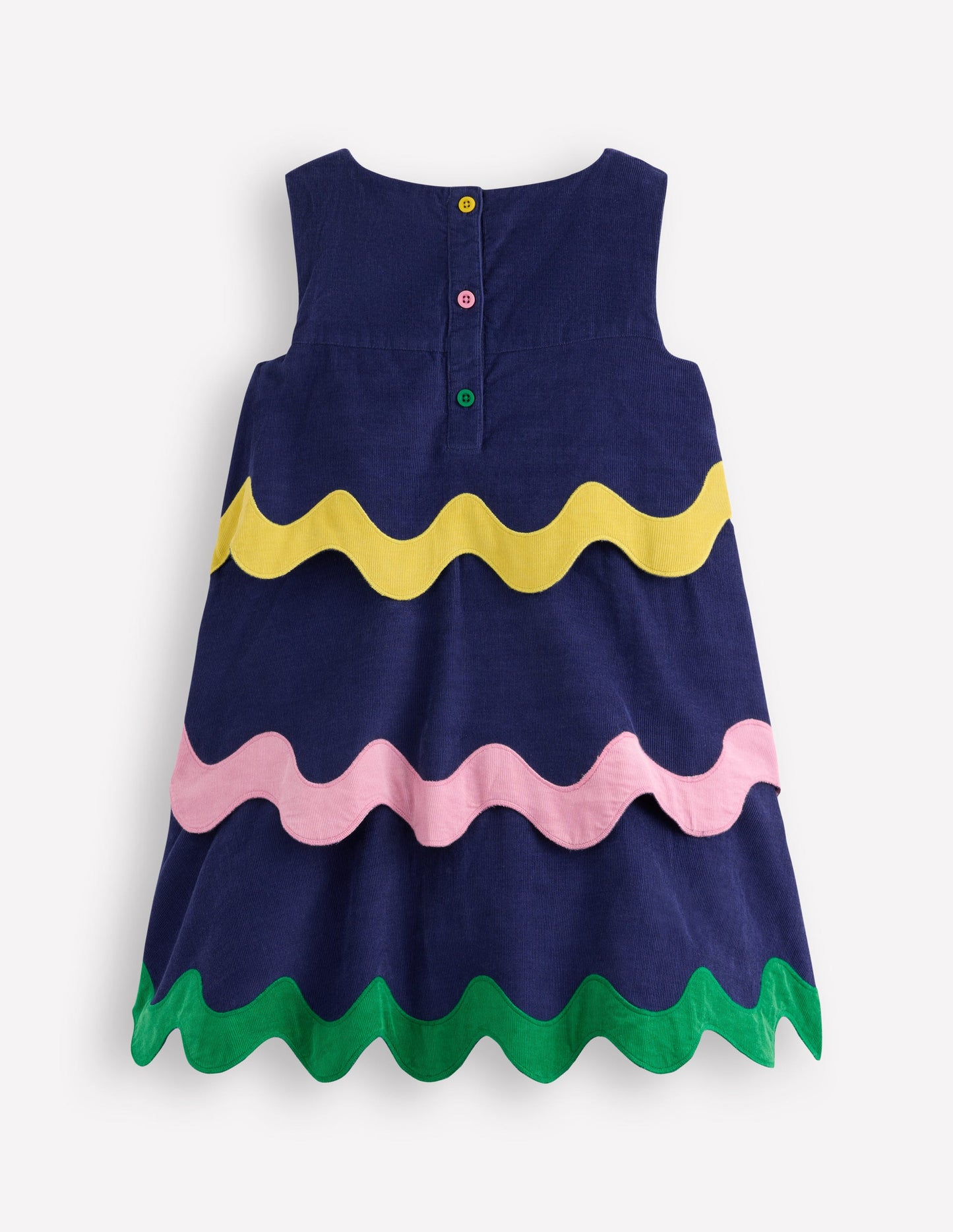 Bleistiftkleid aus Cord-Saphirblau