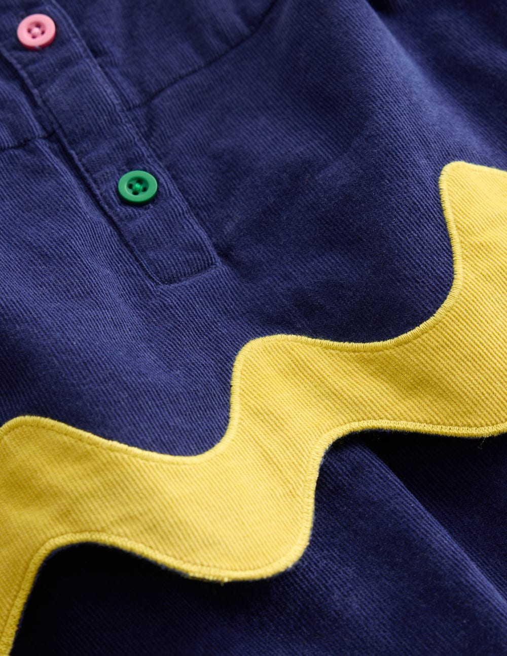 Bleistiftkleid aus Cord-Saphirblau