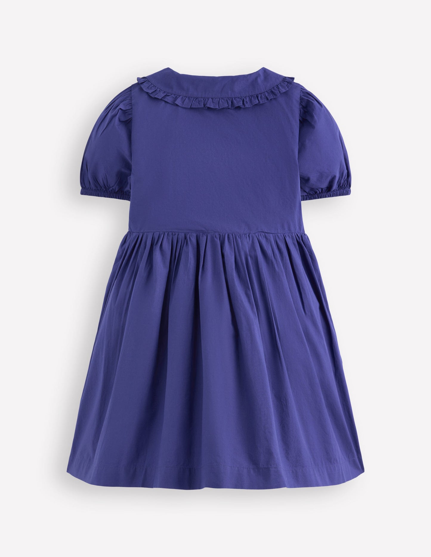 Hemdblusenkleid mit applizierten Schleifen-Steuerbordblau Schleifen