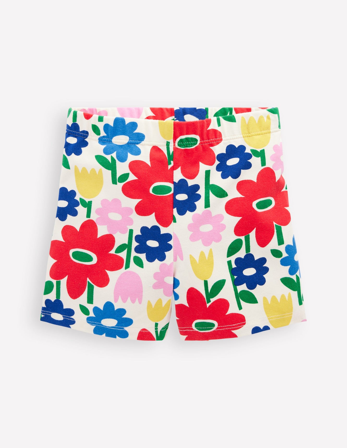 Short pour faire la roue-Fleurs pop multi