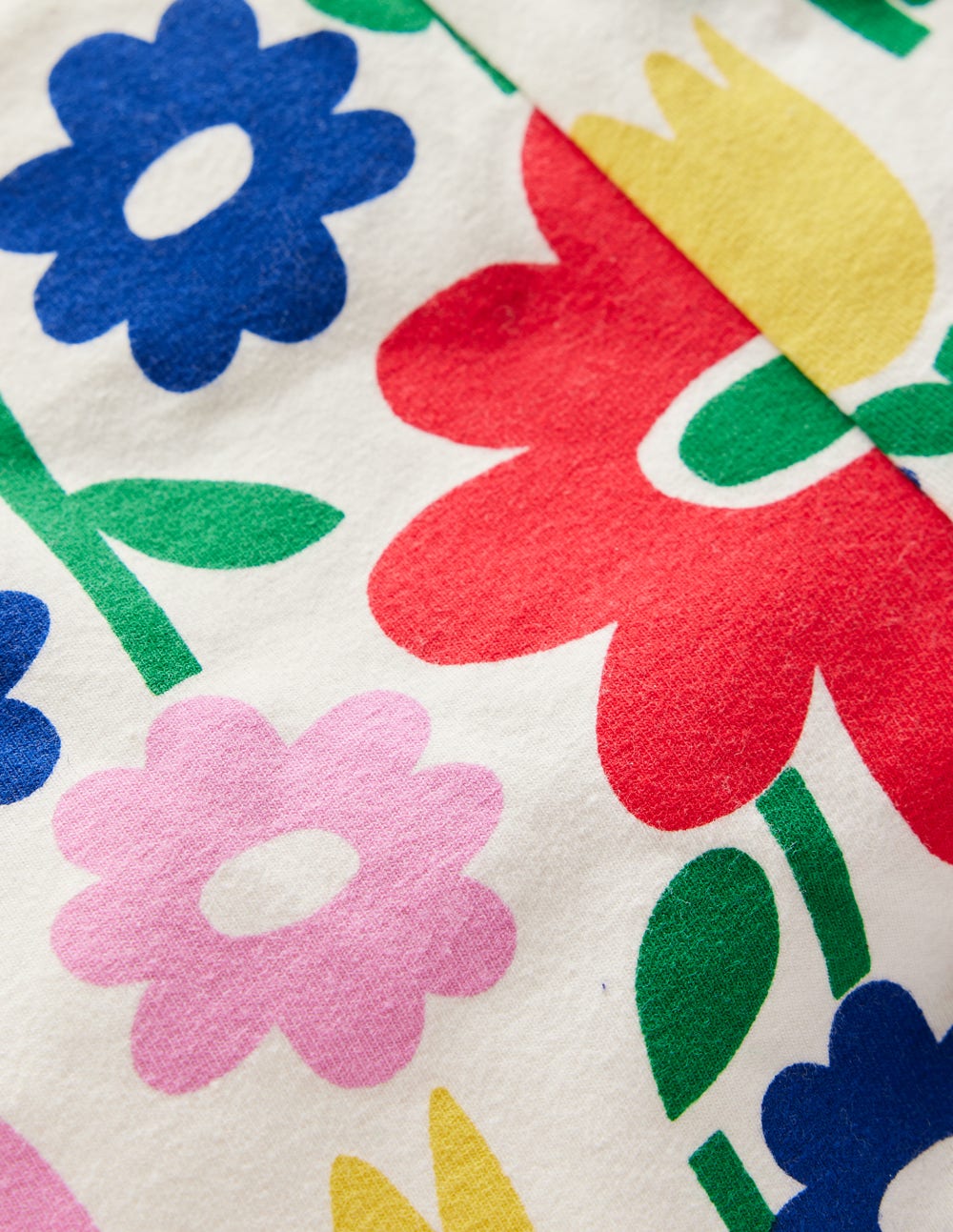 Short pour faire la roue-Fleurs pop multi