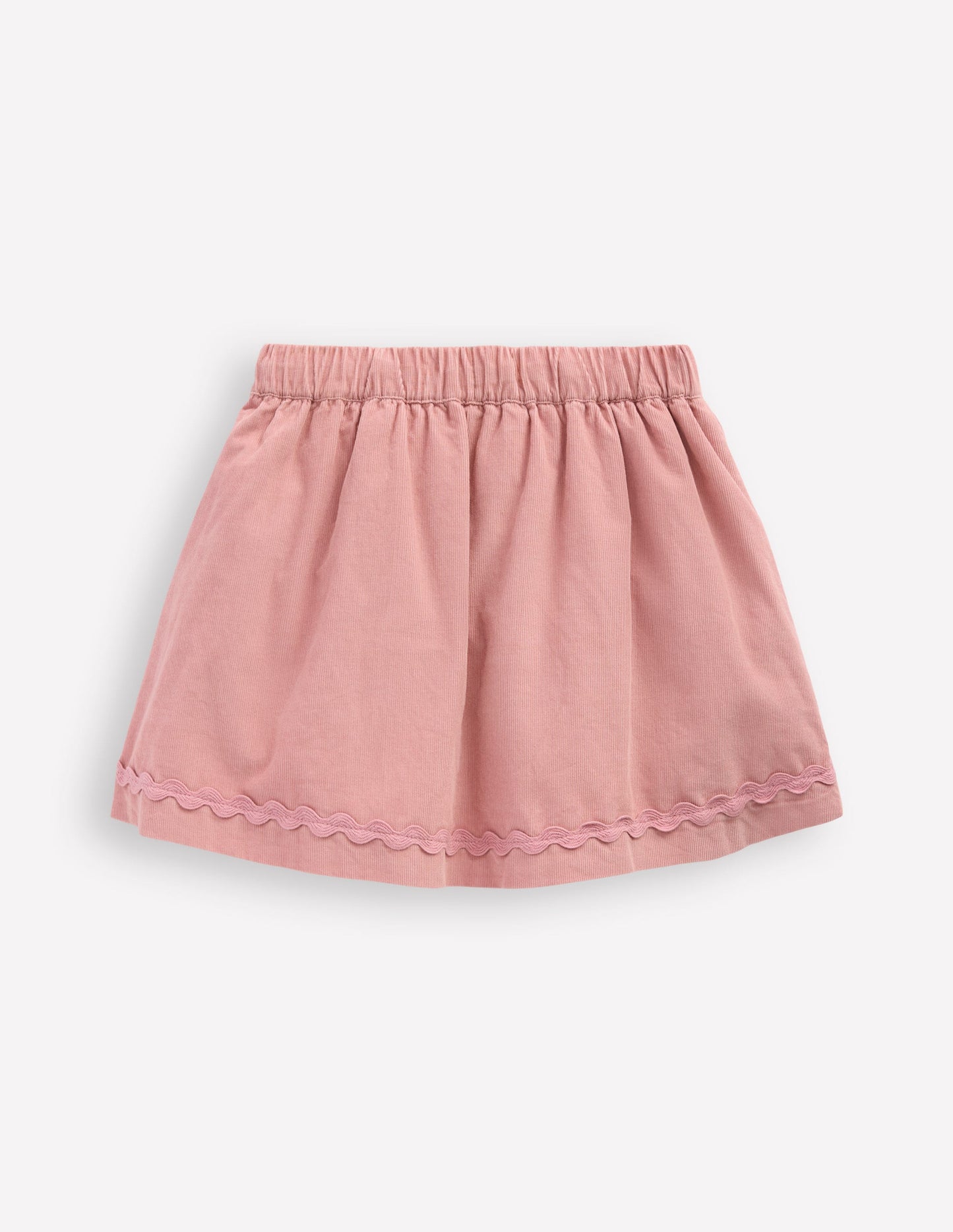 Rock mit Zackenlitze-Vintage-Rosa