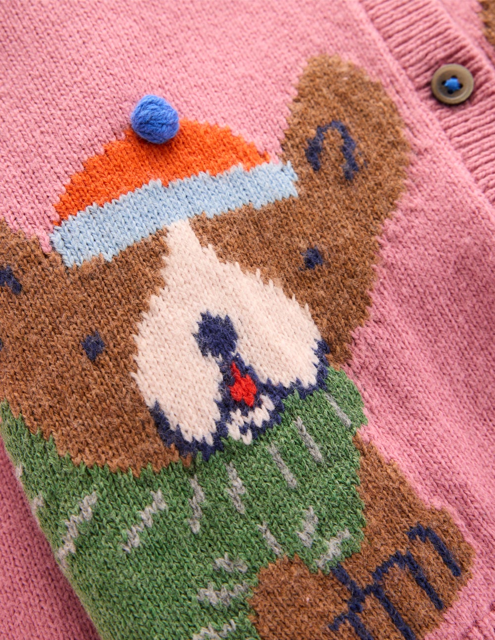 Strickjacke mit lustigem Motiv-Rosa Schleier Französische Bulldoggen