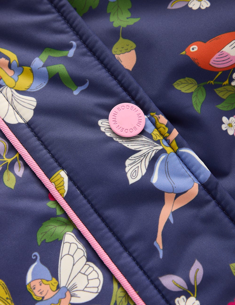 Anorak mit Sherpa-Futter-Segelblau, Feen