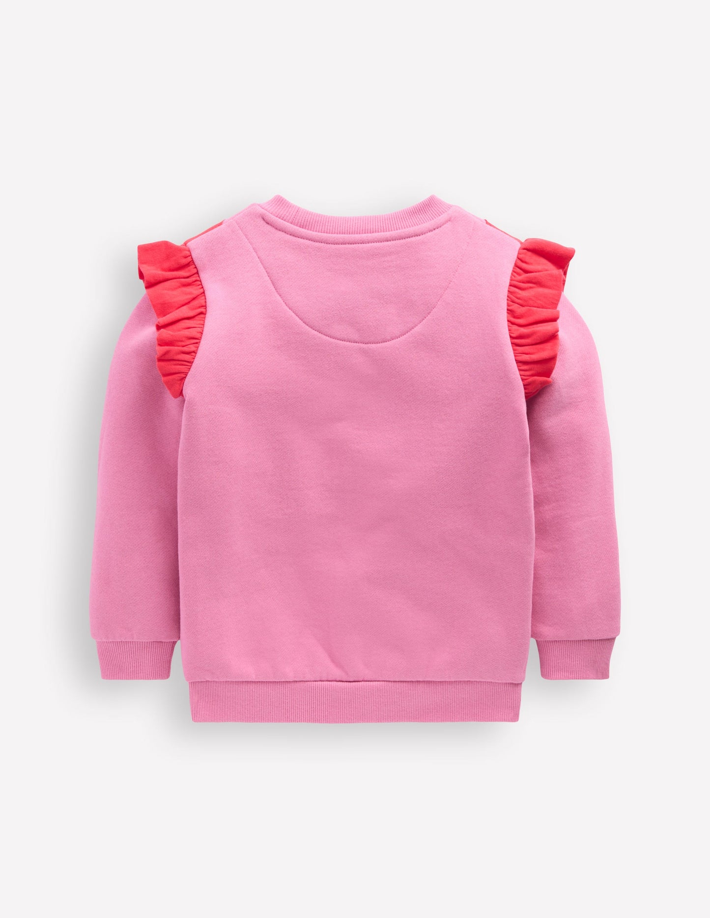 Sweatshirt mit Applikation-Formica-Rosa Schmetterling
