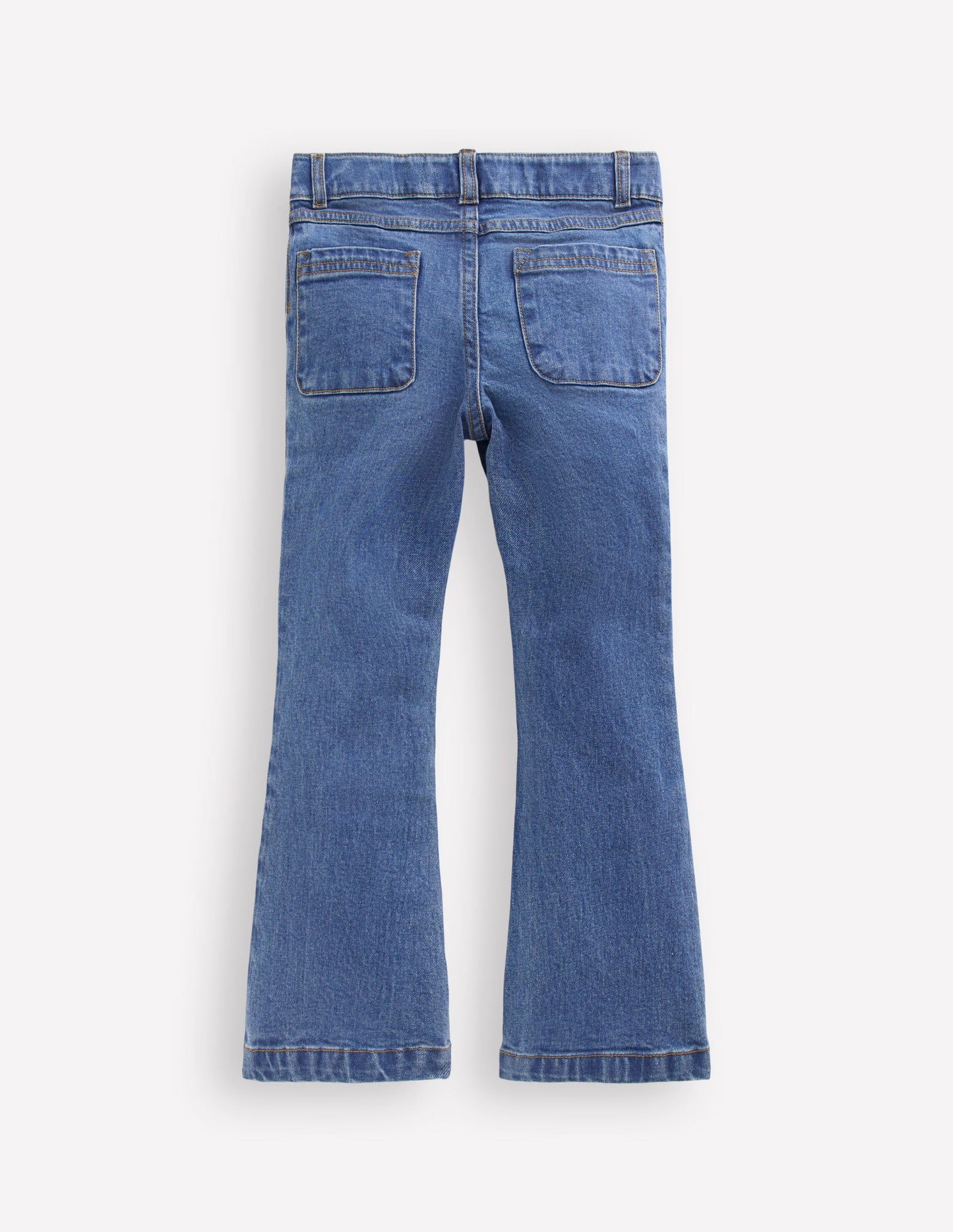 Jeans mit leichtem Schlag-Denim mit Herzen