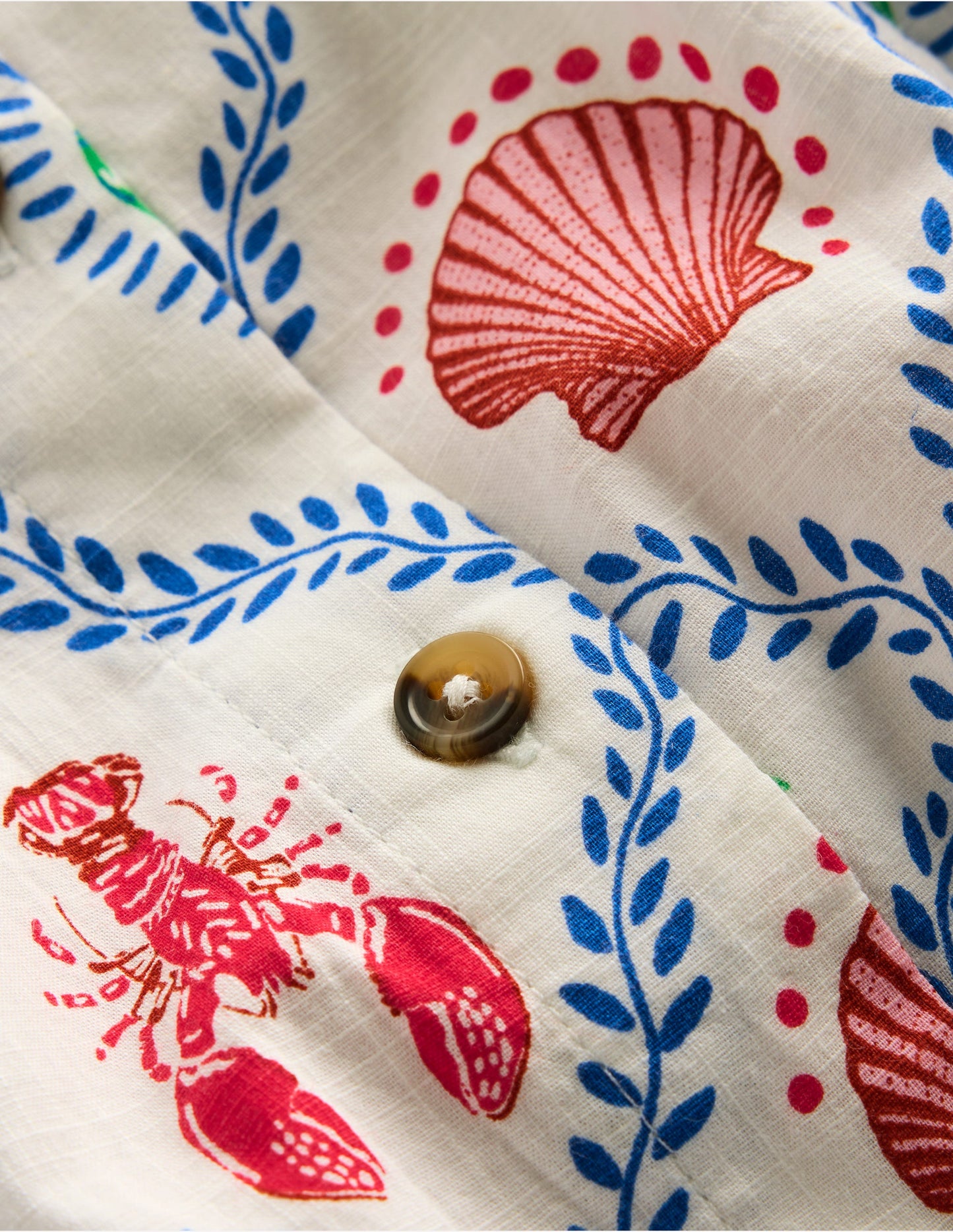 Remy Kleid mit durchgehender Knopfleiste-Bunt Ferien Kachel