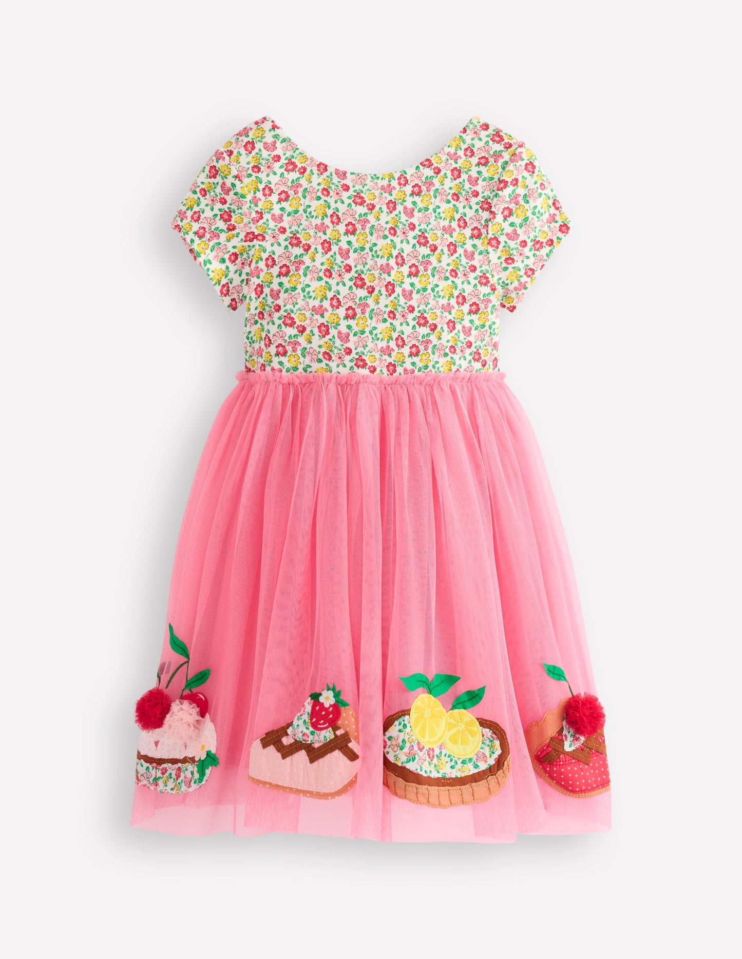 Ami Tüllkleid mit Applikationen-Lachsrosa Desserts