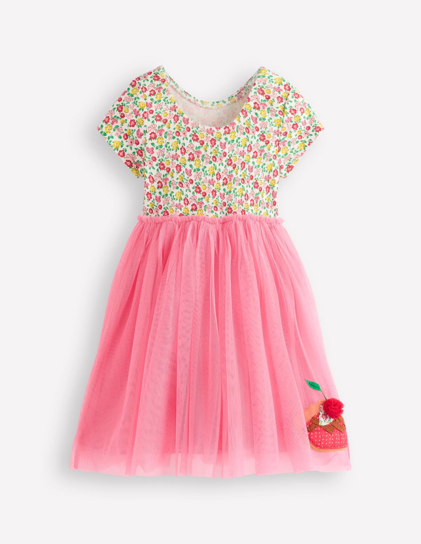 Ami Tüllkleid mit Applikationen-Lachsrosa Desserts