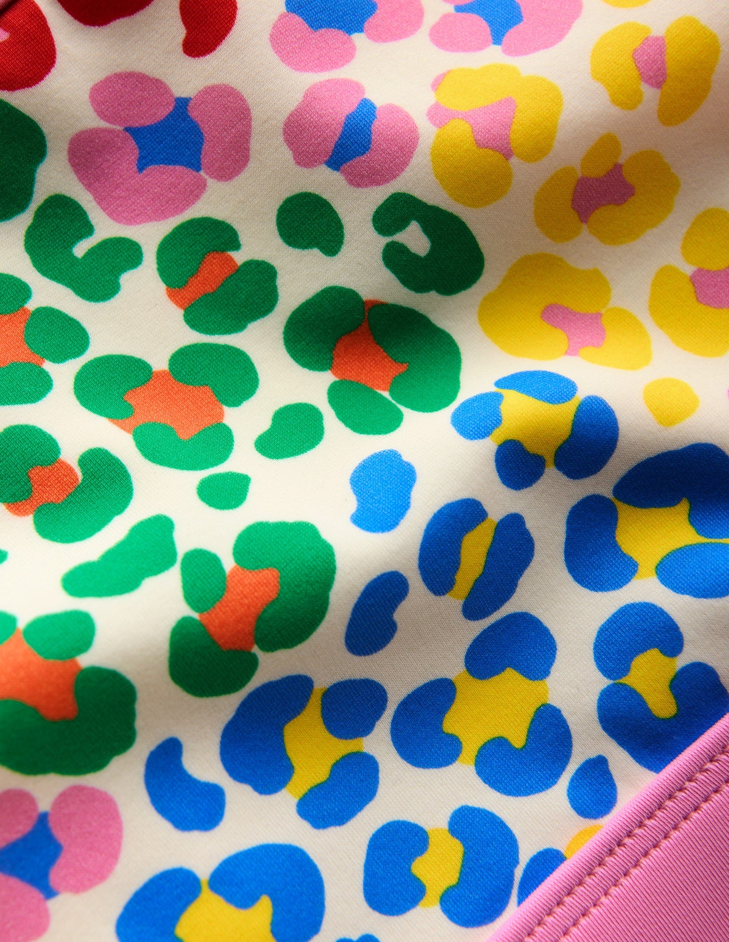 Racerback-Bikini-Bunt, Regenbogenfarbenes Leopardenmuster