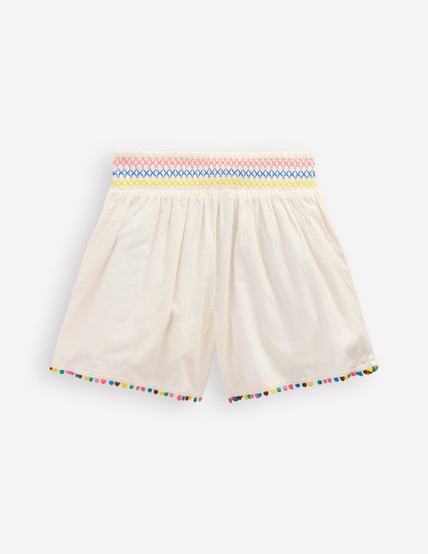 Shorts zum Hineinschlüpfen-Sanftes Naturweiß