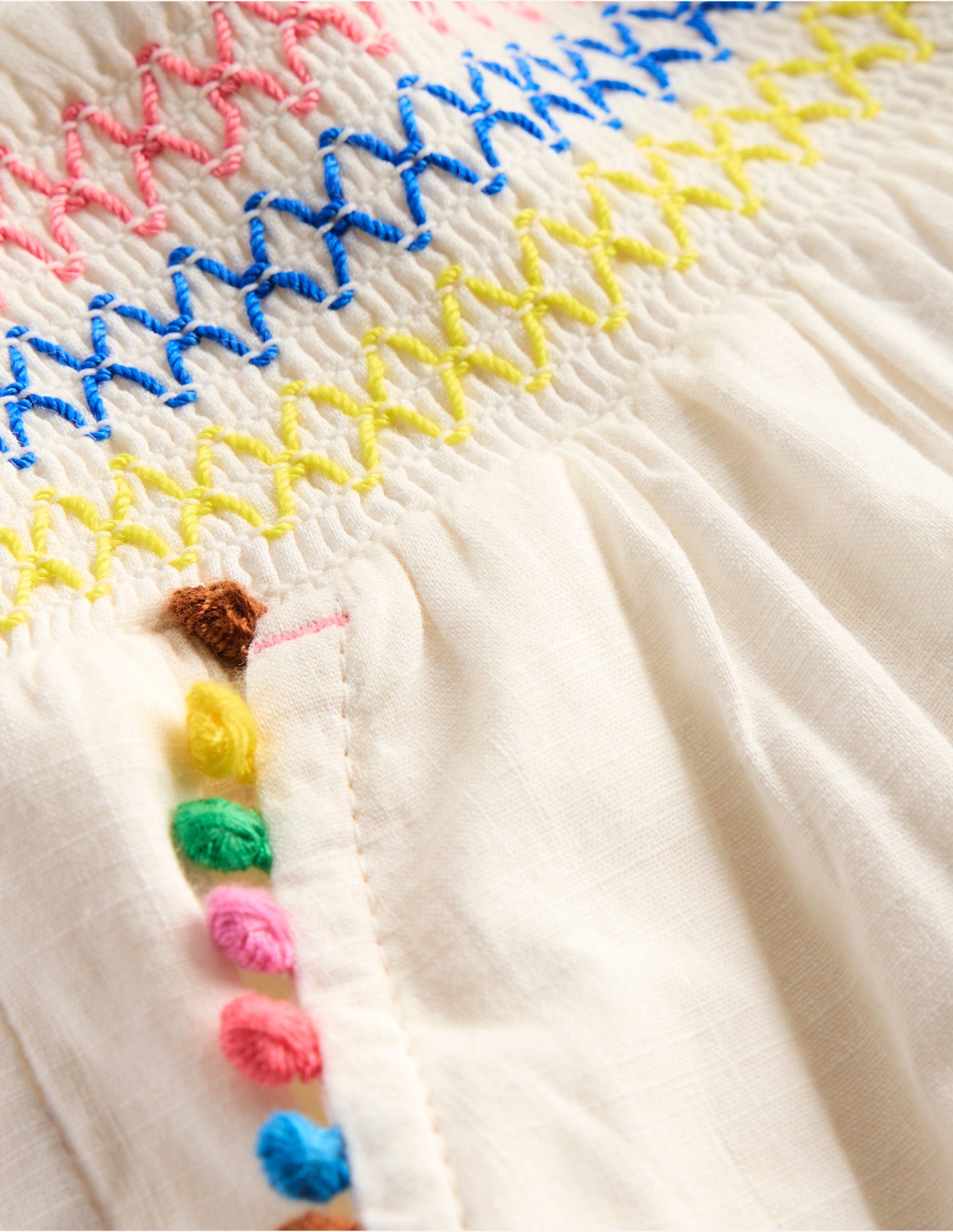 Shorts zum Hineinschlüpfen-Sanftes Naturweiß