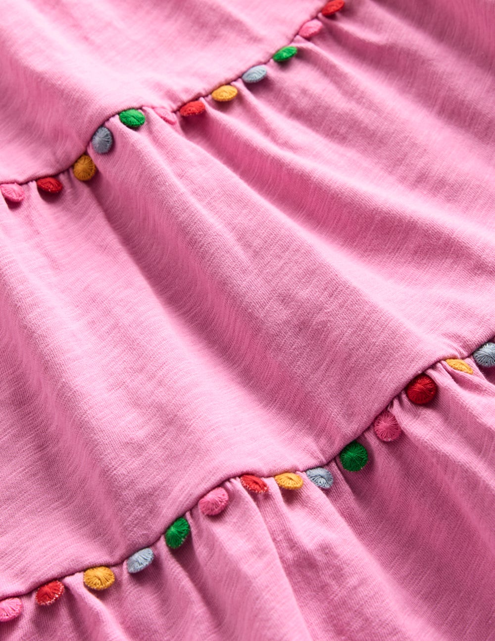 Addison Kleid mit Bommeln zum Herumwirbeln-Blasspink