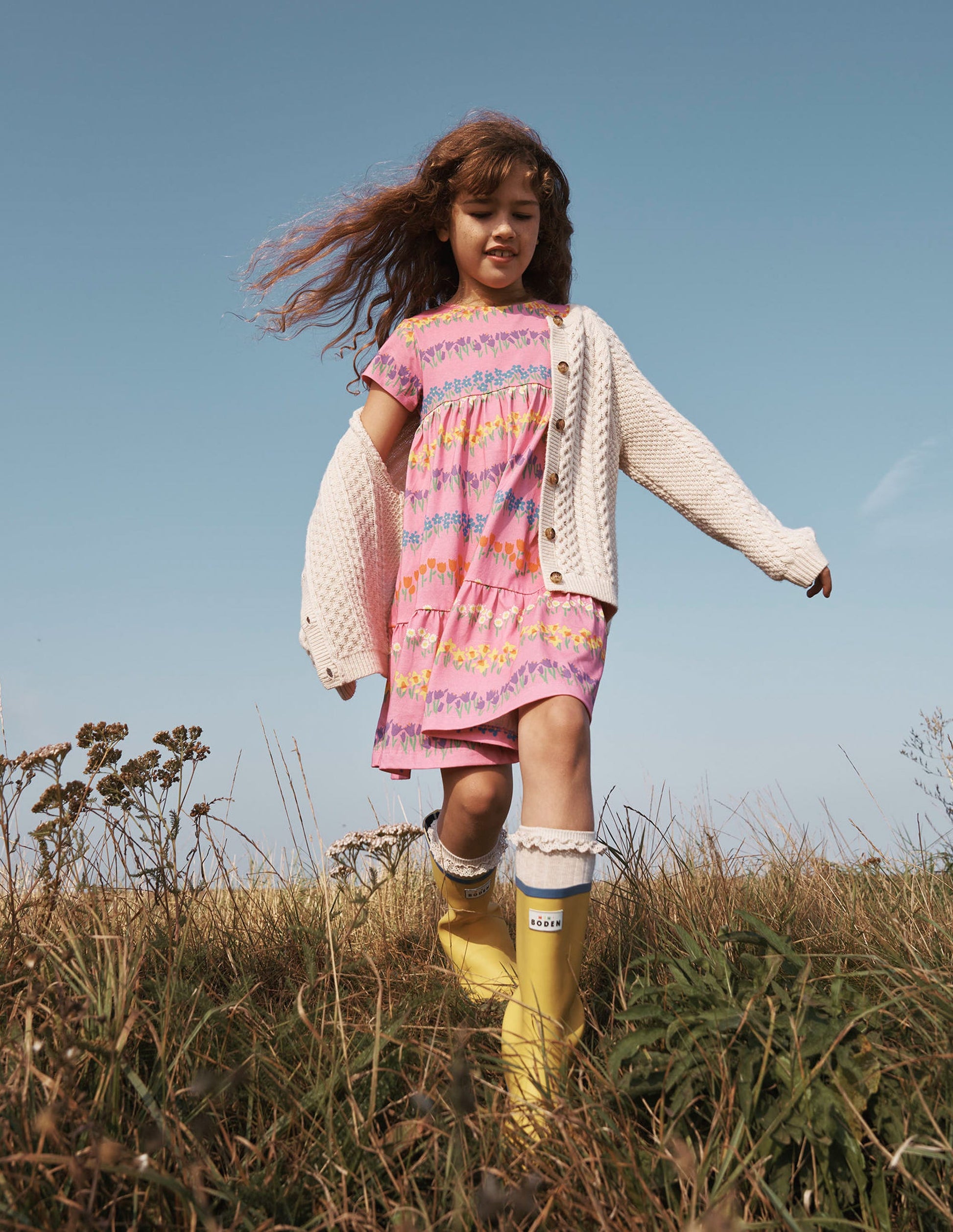 Cable Cardigan-Ecru-1