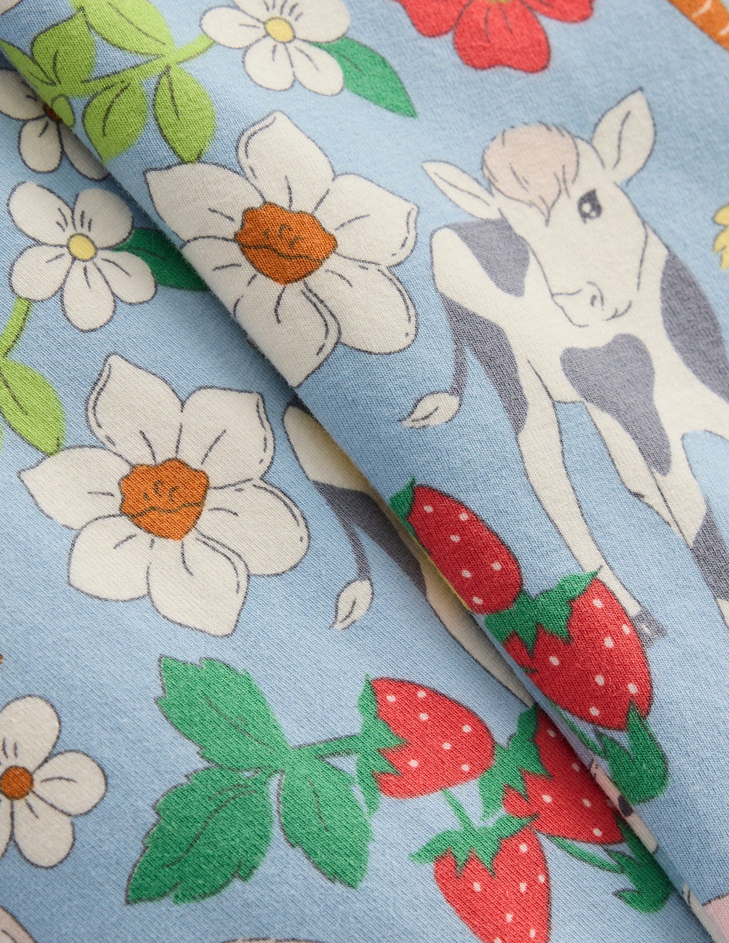 Lustige Leggings für jeden Tag-Blau Frühlingswiese