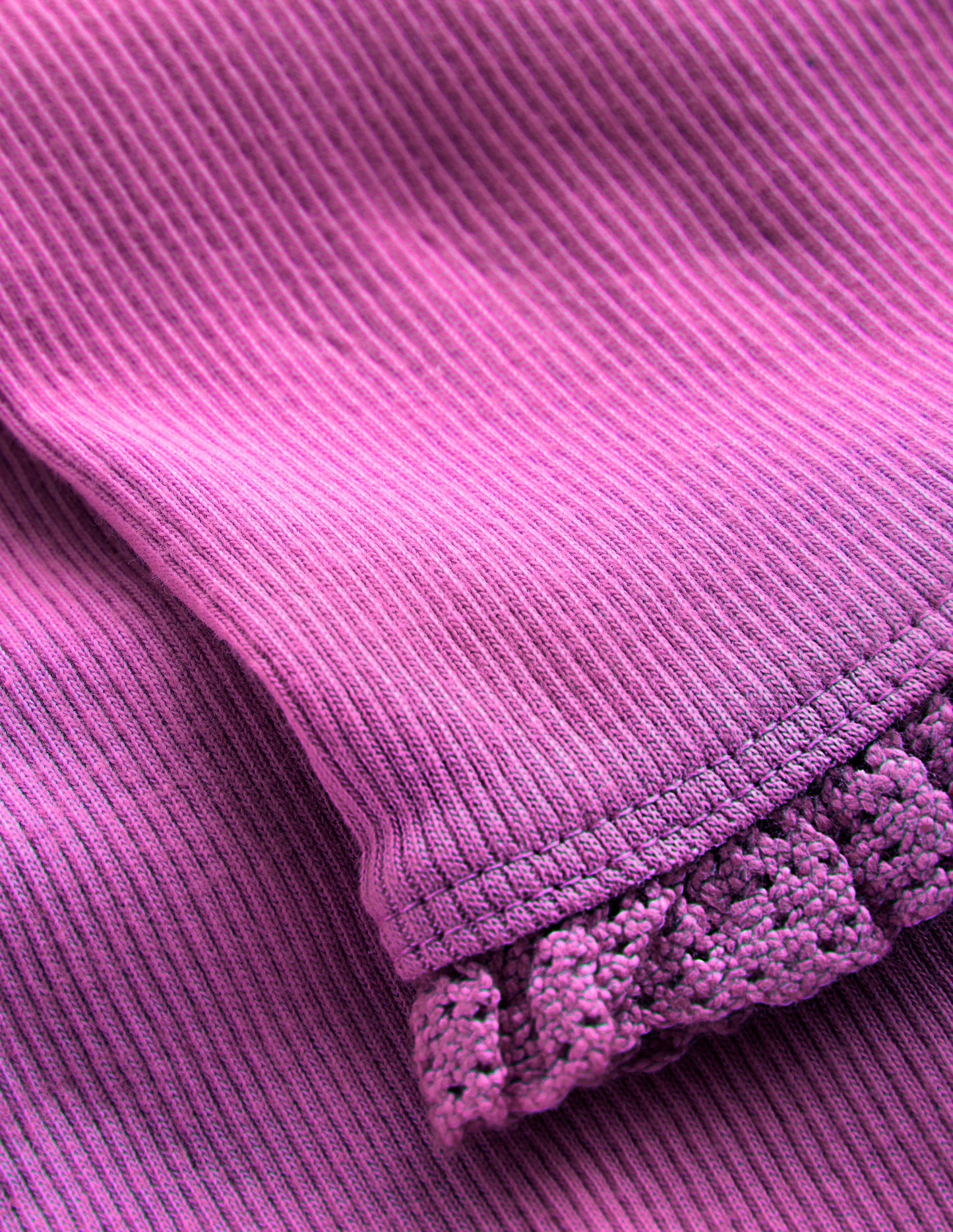 Gerippte Leggings-Fingerhut-Lila
