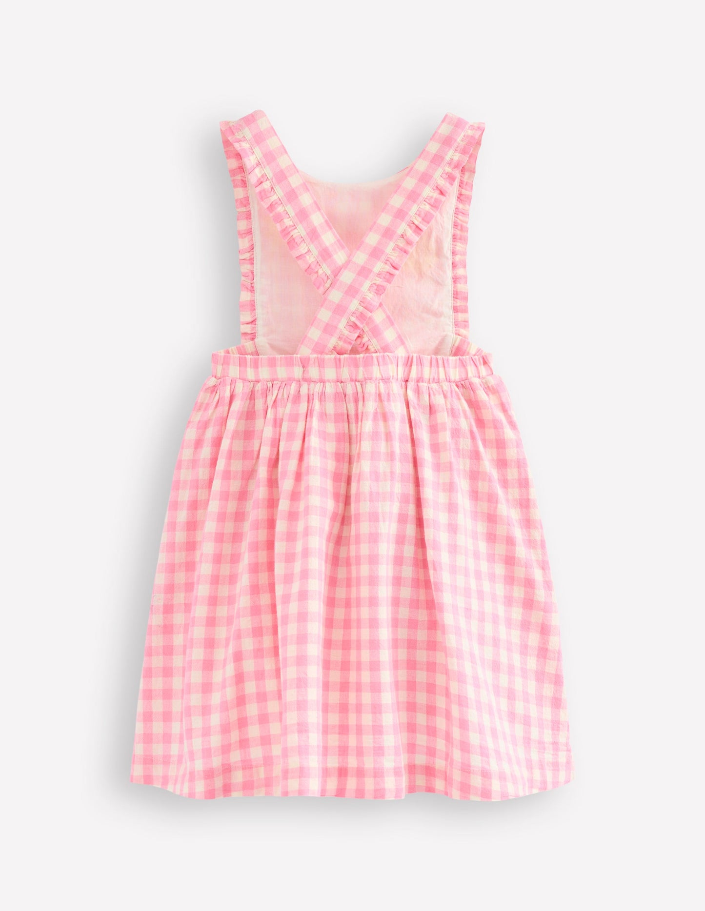 Robe chasuble-Pâques vichy rose