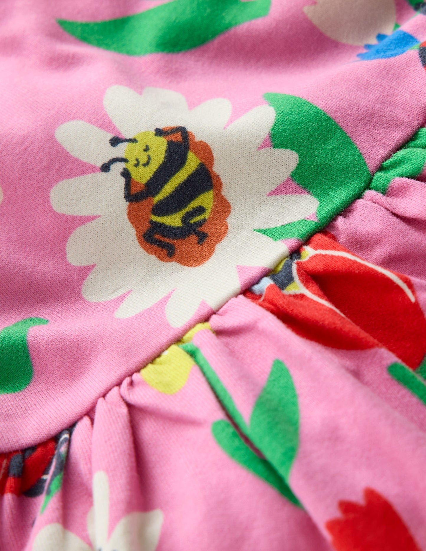 Posie Kleid mit Rüschenärmeln-Fliederzucker Frühlingsgarten