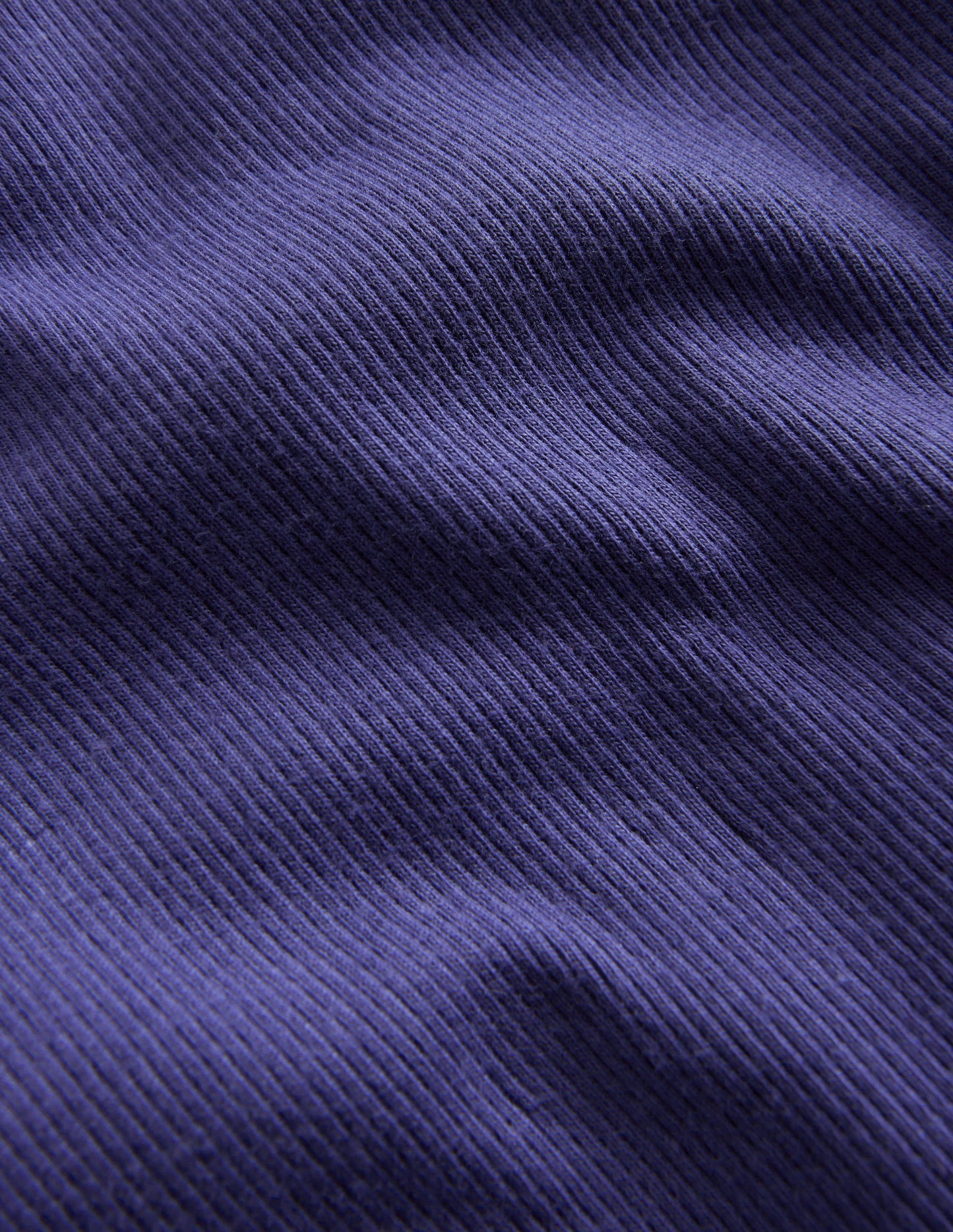 Geripptes Kurzarm-T-Shirt-Aristocratic Blue/ Ivory Stripe