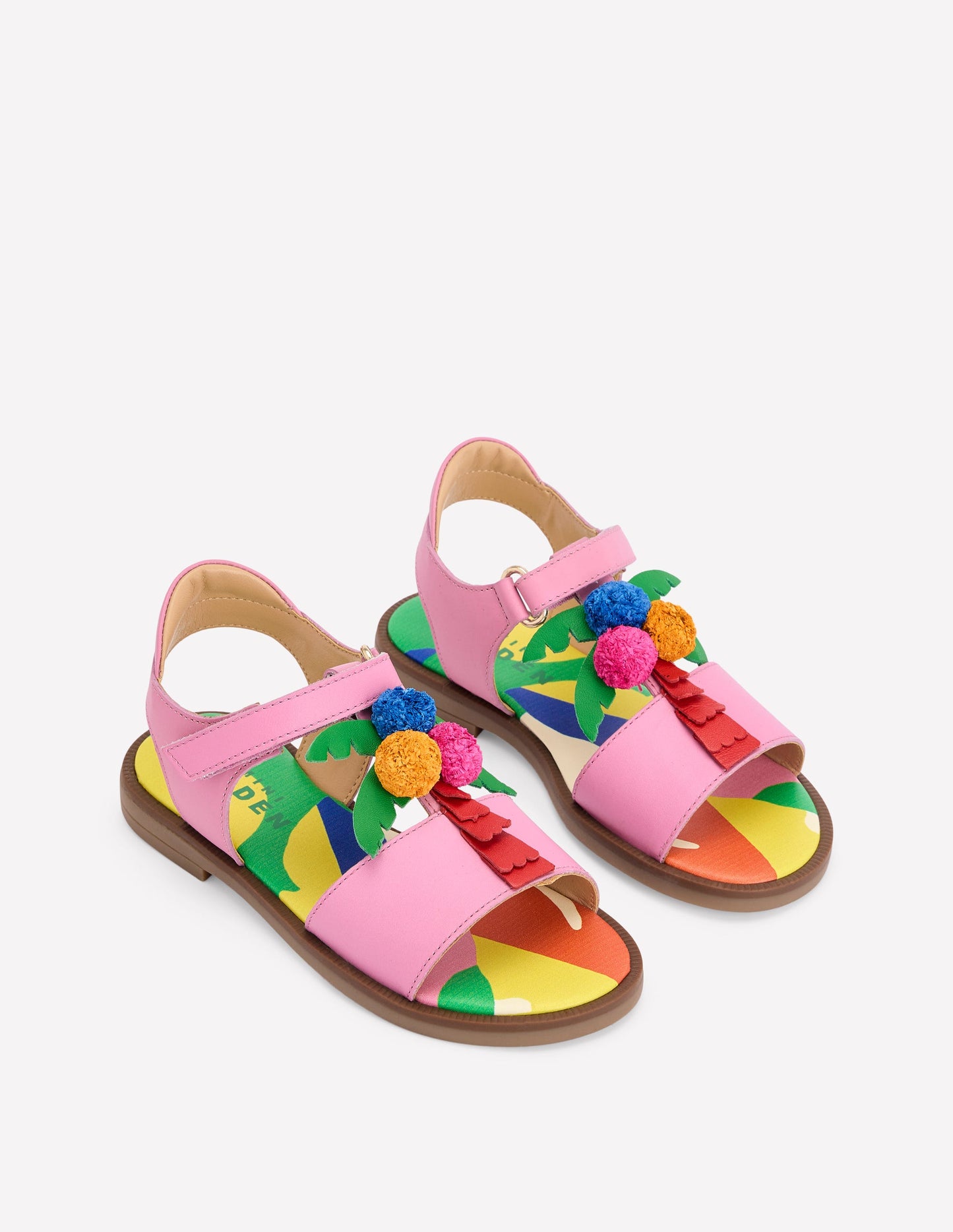 Sandales fun en cuir-Jungle