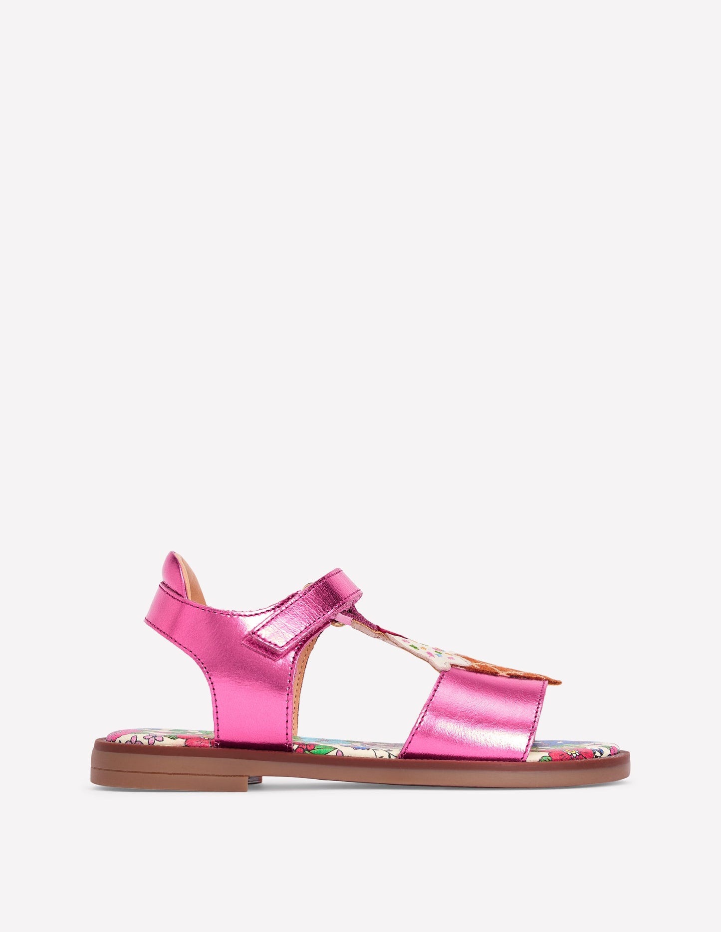 Lustige Ledersandalen-Eiscreme
