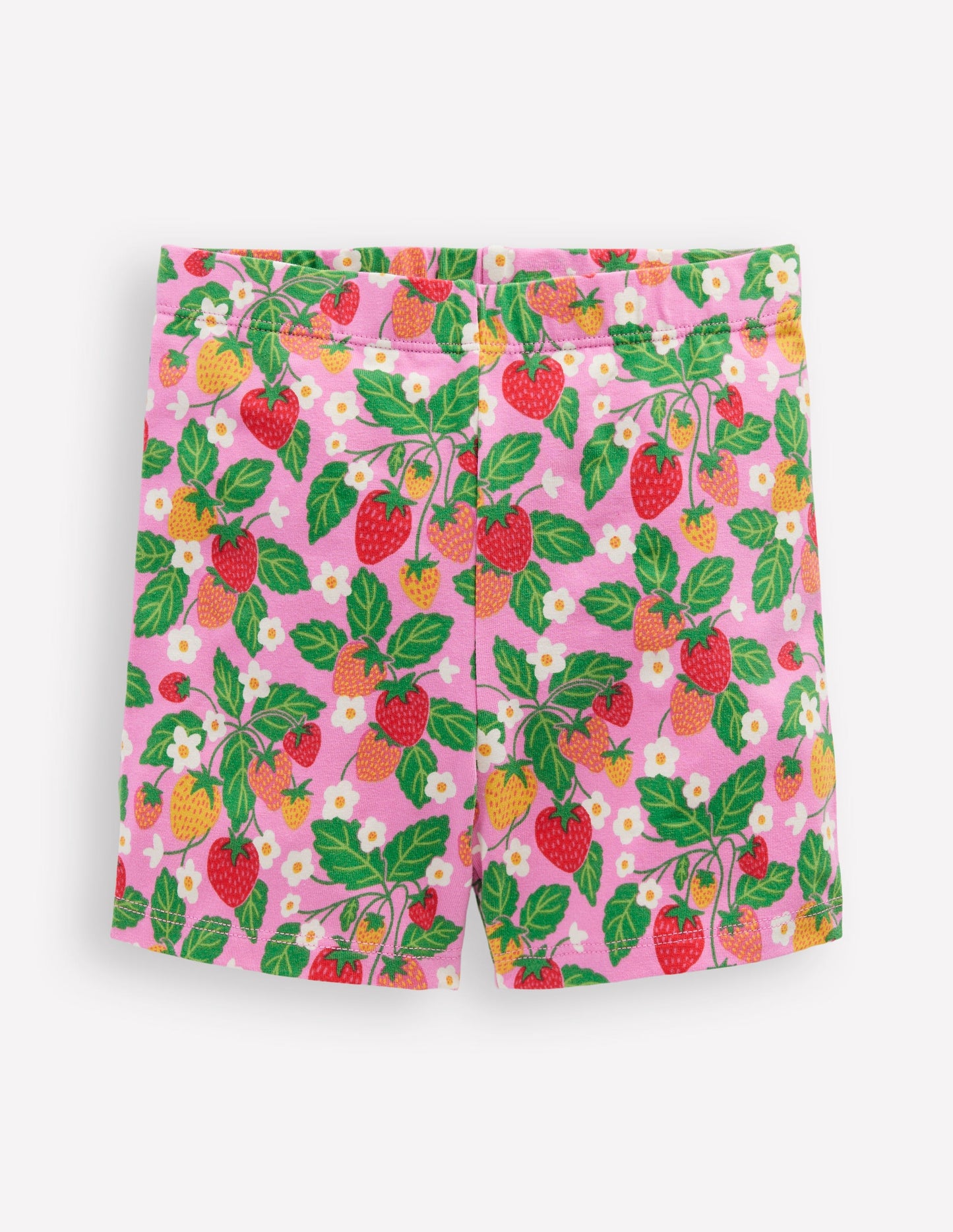Cartwheel Shorts-Meadowsweet Pink Garden Floral