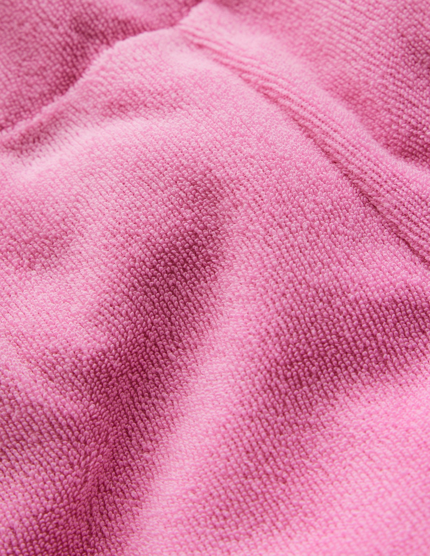 Frottee-Shorts mit Rüschensaum-Vintage-Mauve