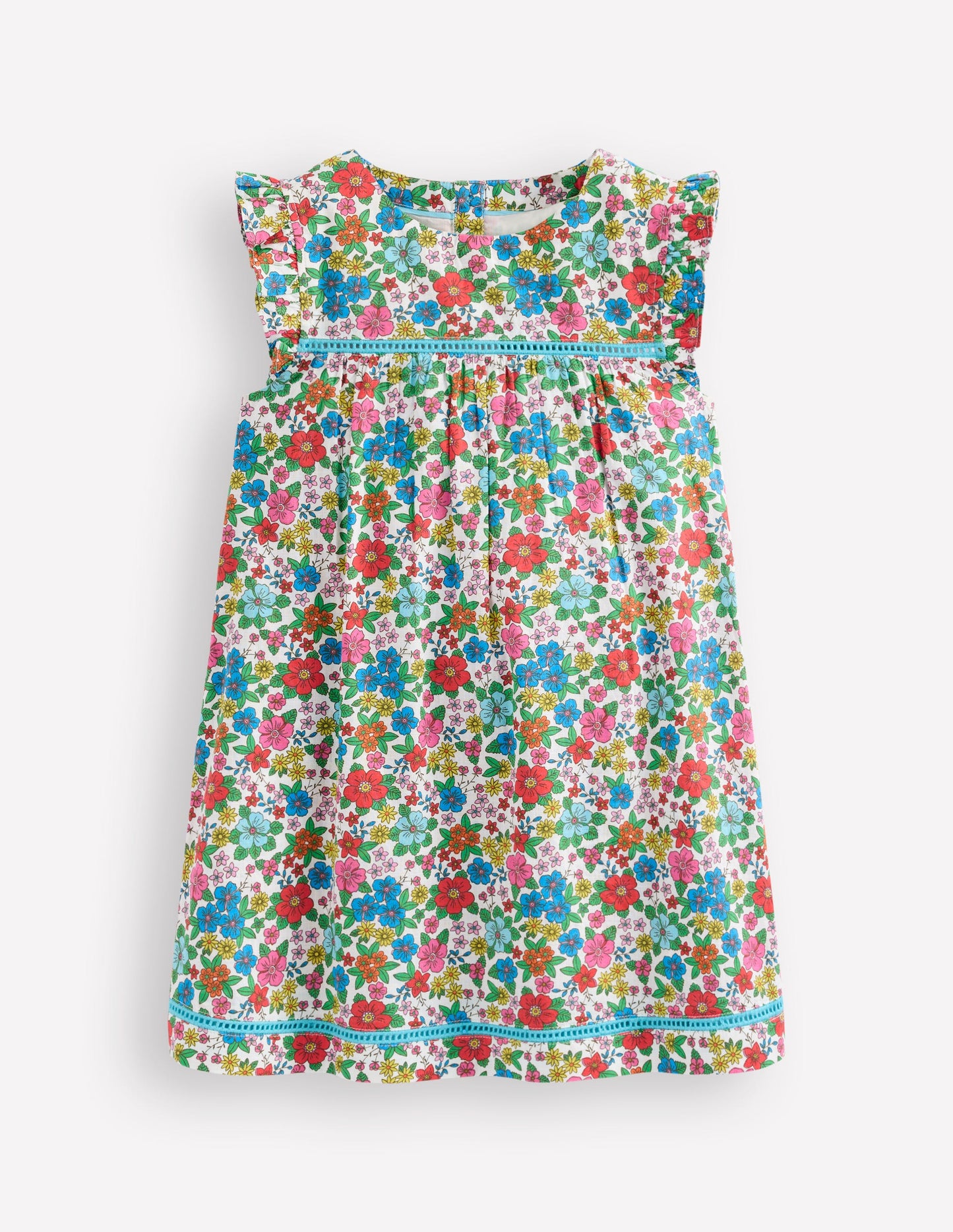 Robe de vacances Celia tissée-Motif Holiday Flowerbed multi