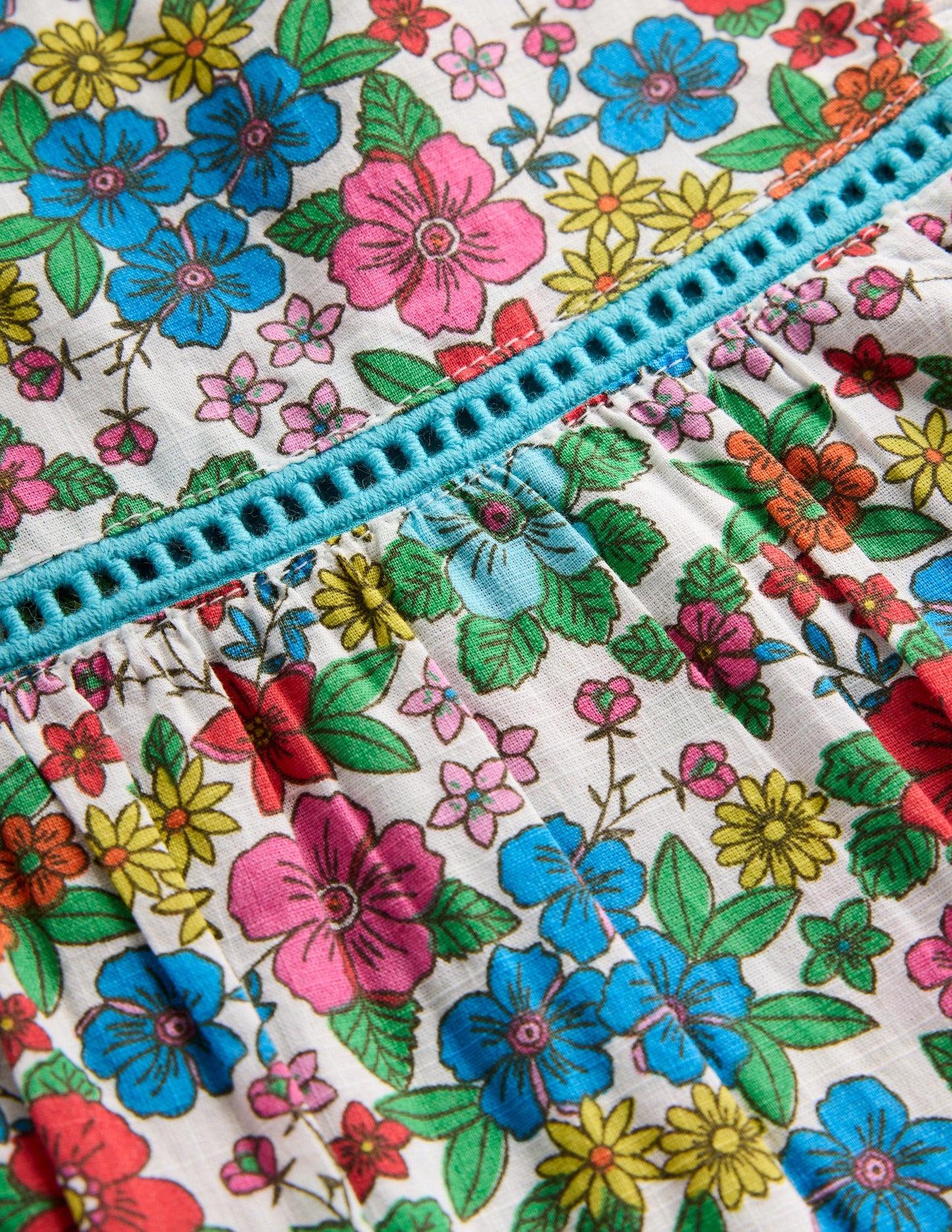 Robe de vacances Celia tissée-Motif Holiday Flowerbed multi