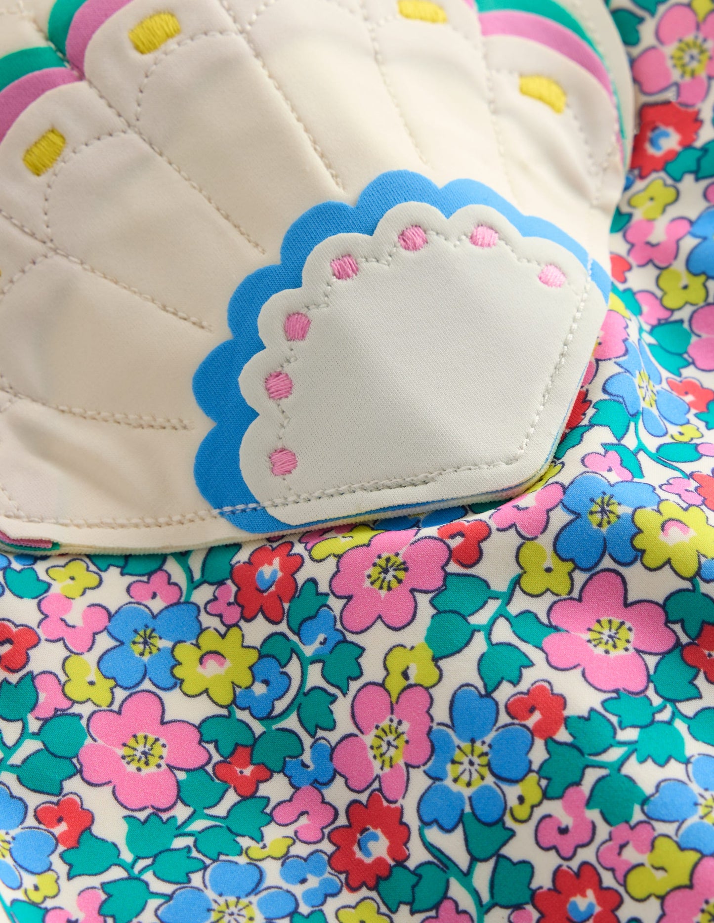 Maillot de bain Ellery à logo fun-Motif Flowerbed Shell multi