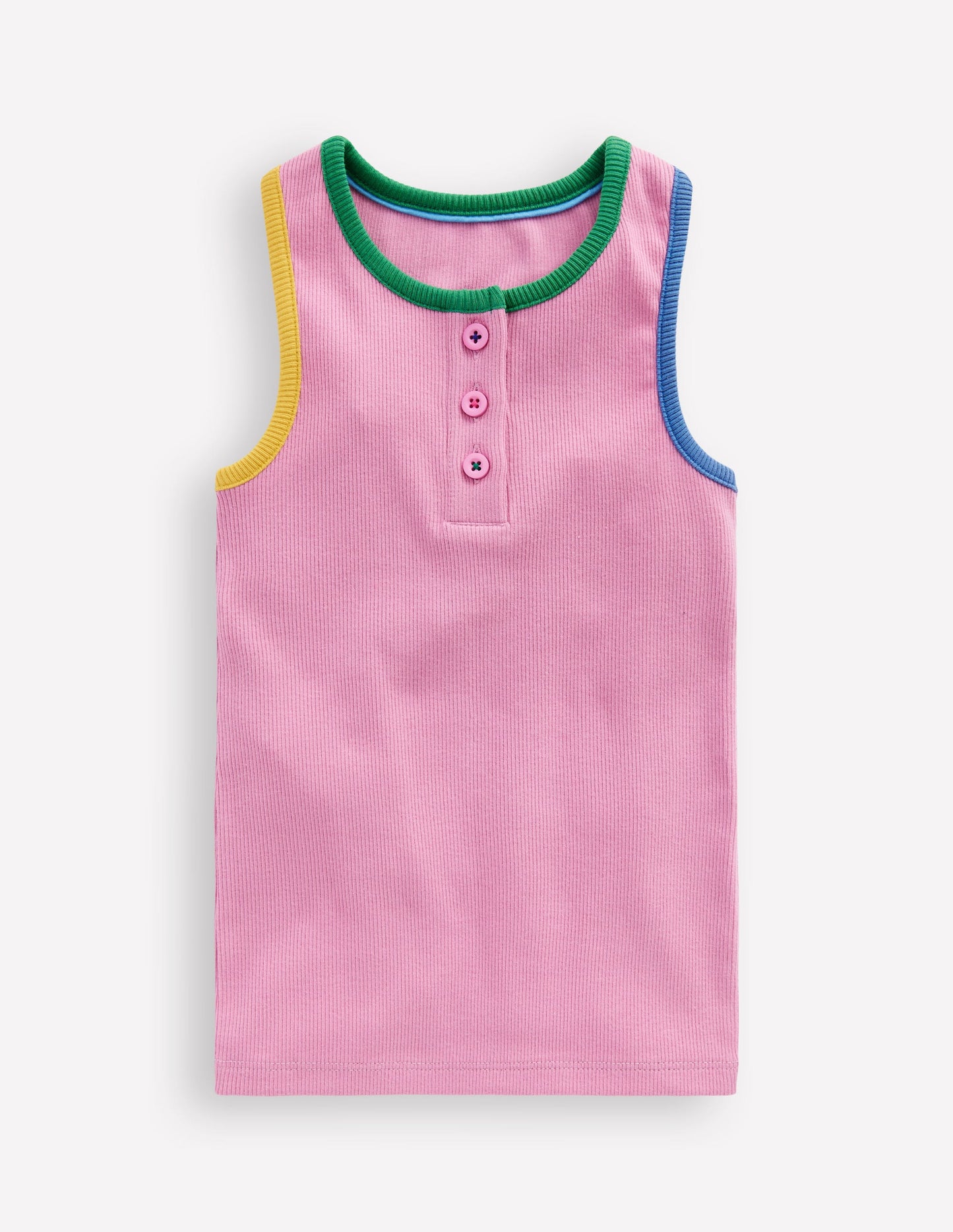 Geripptes Racerback-Top-Vintage-Mauve