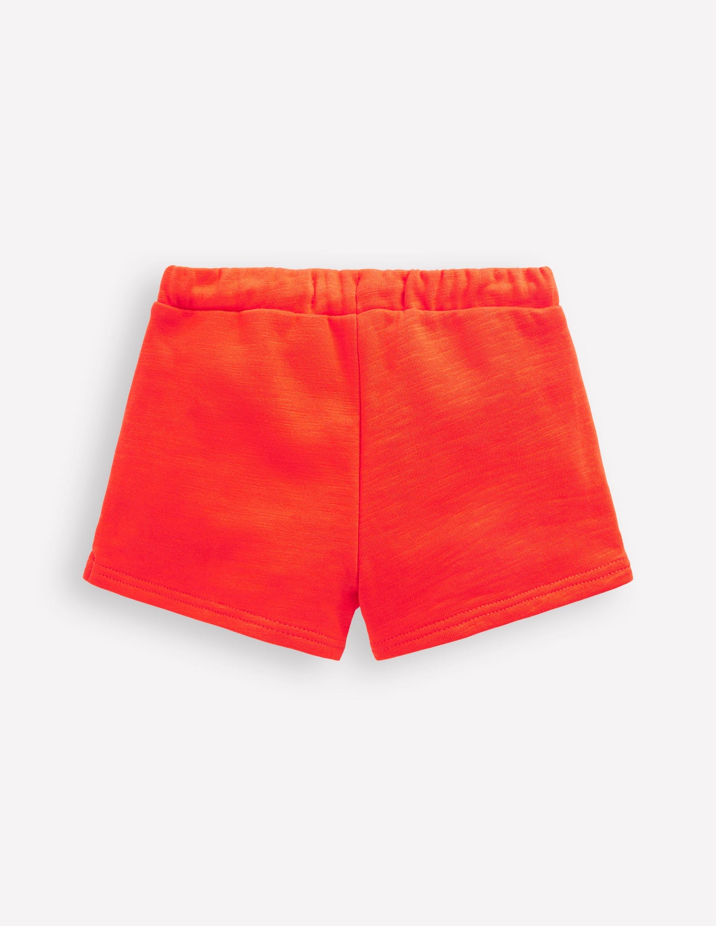 Jersey-Shorts mit Bommelbesatz-Knallrot