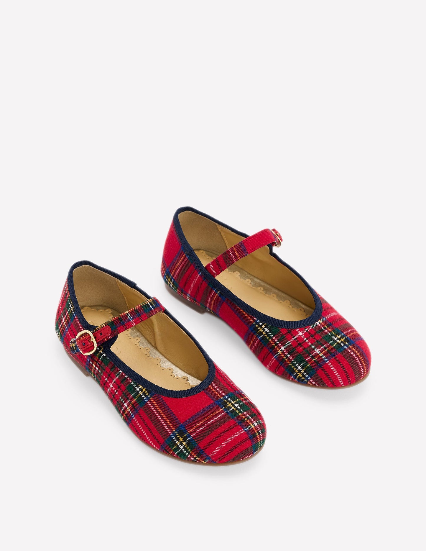 Mary-Jane-Schuhe-Kariert