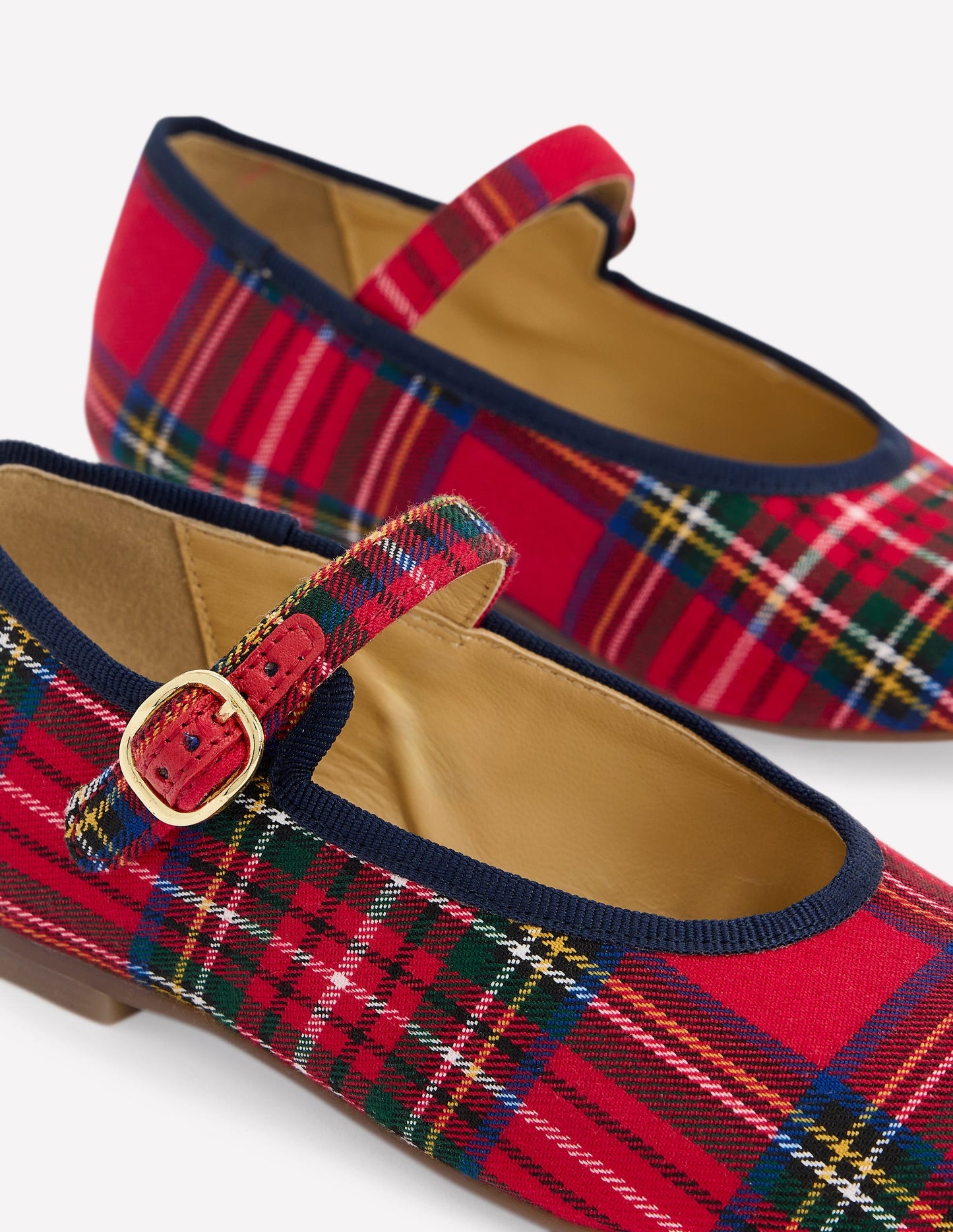 Mary-Jane-Schuhe-Kariert