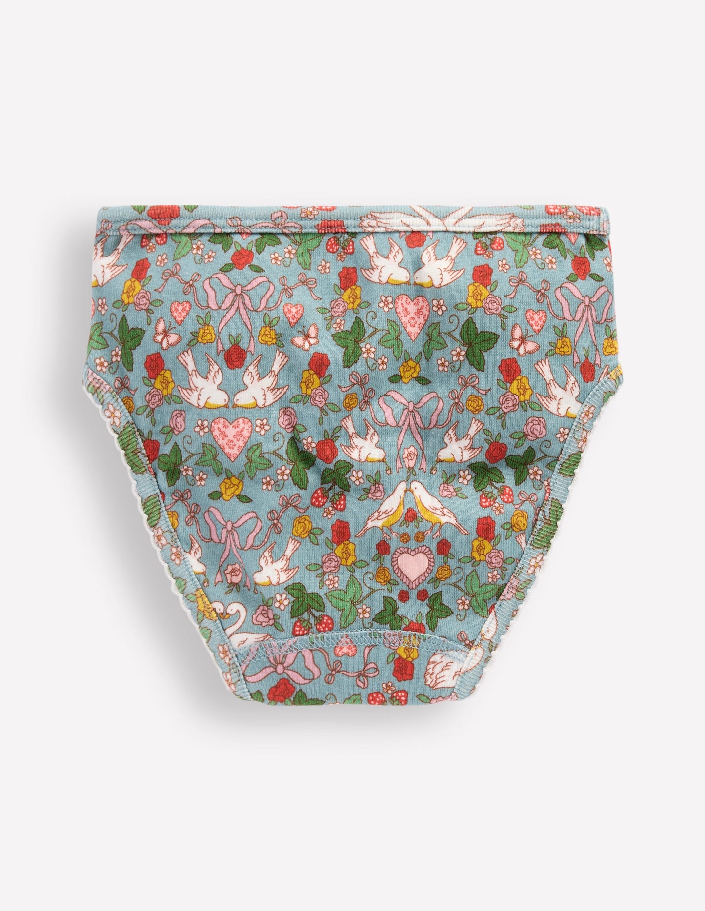 7-pack Pants-Festive Swans