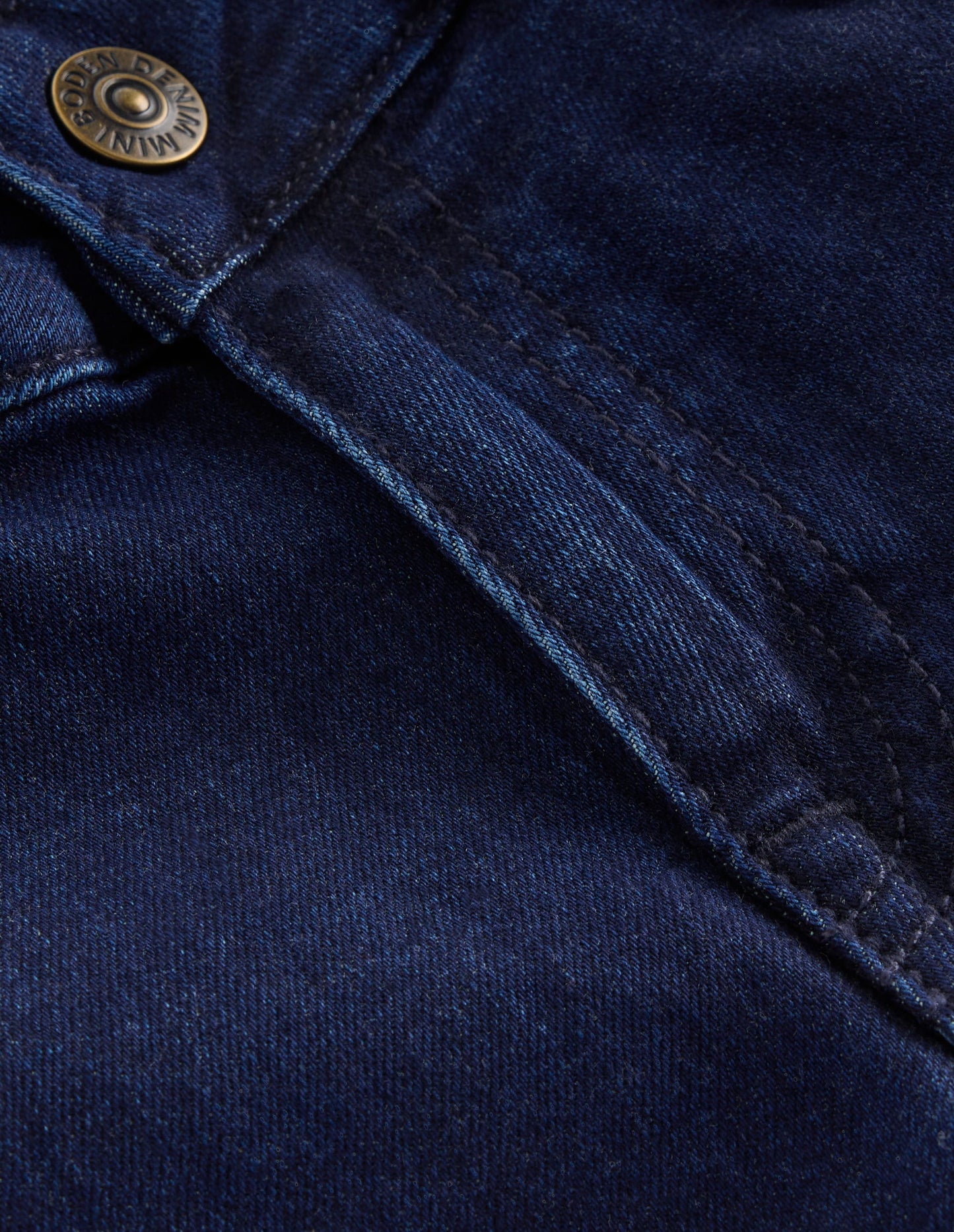 Hose mit weitem Bein-Dunkles Vintage-Blau