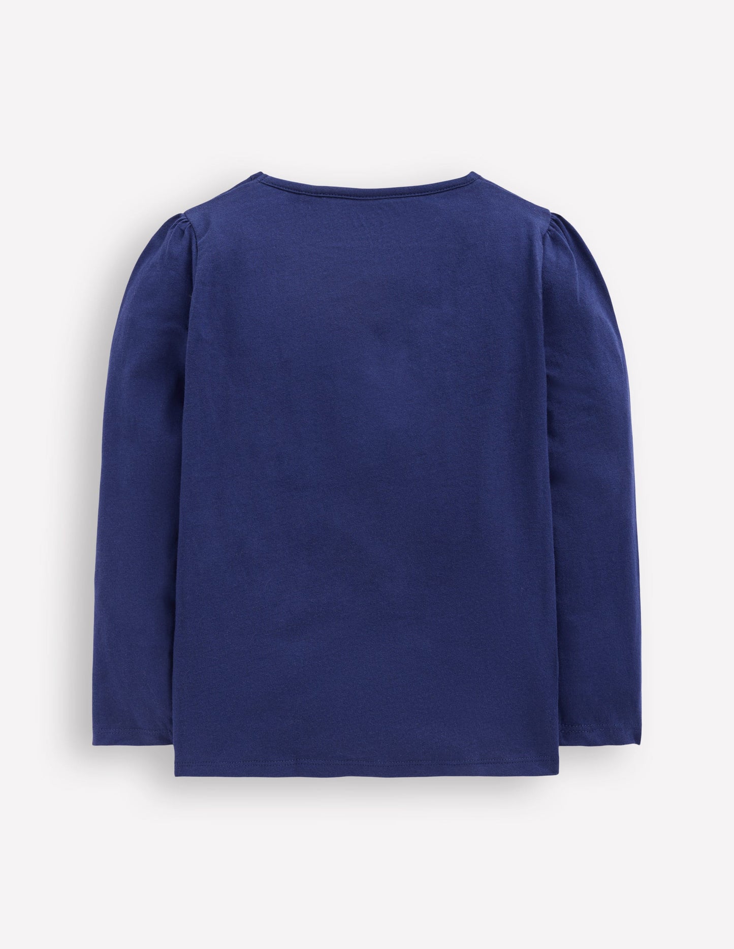 T-shirt à manches longues et super surpiqûres-Motif festif bleu tribord