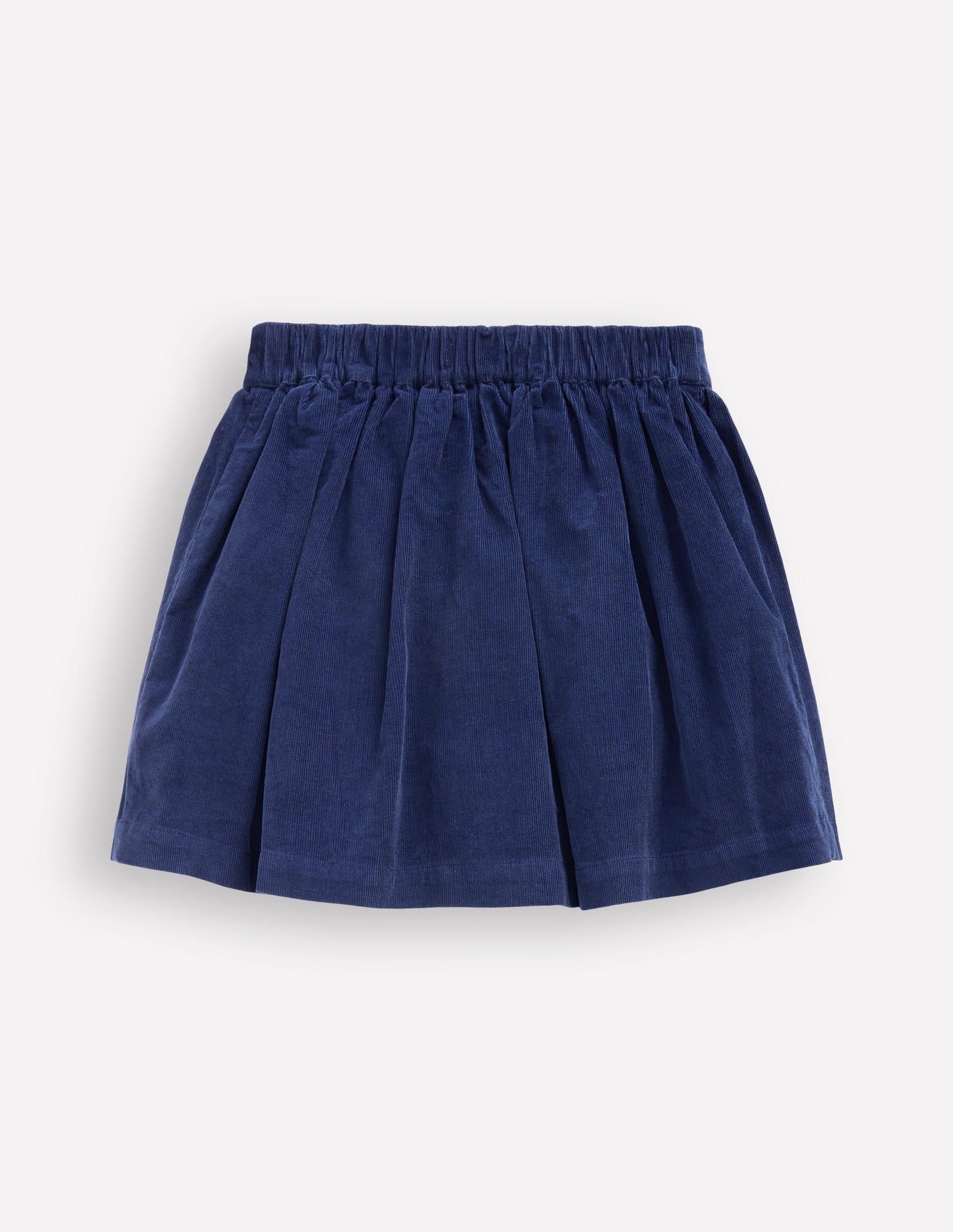 Minirock mit Knopfleiste-Schuluniform-Navy, Blumen