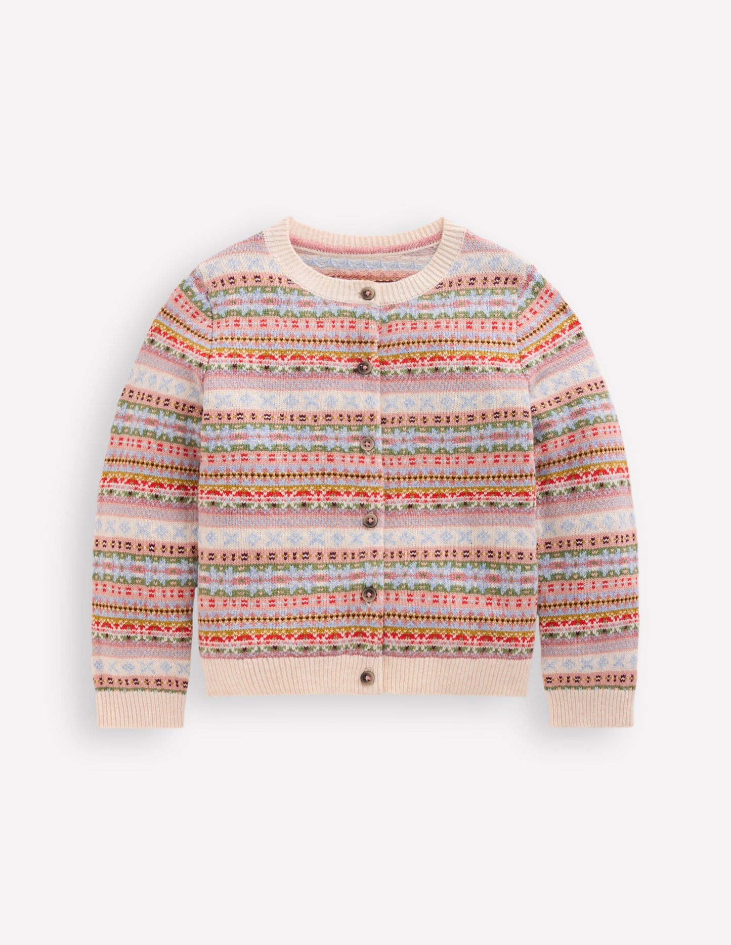 Cardigan Edie à motif jacquard-Multi tendre